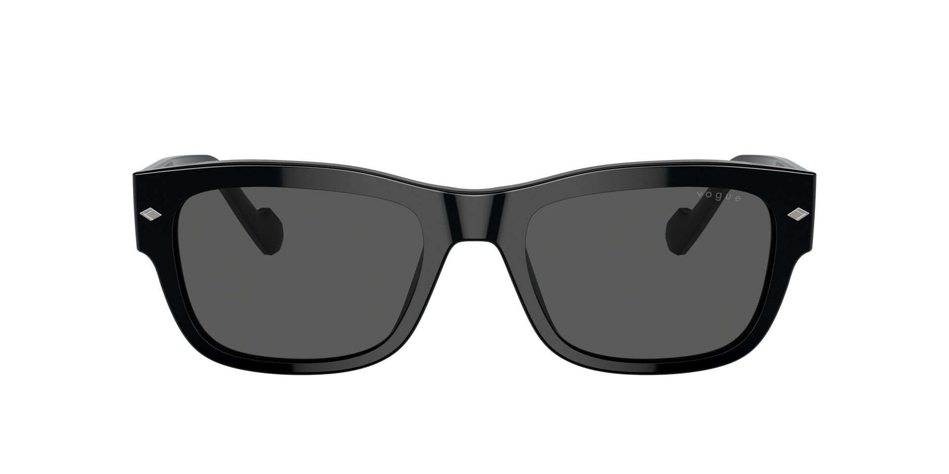 VOGUE-5530/S W44/87 BLACK(DARK GREY 55*20, Negro, hi-res image number 1