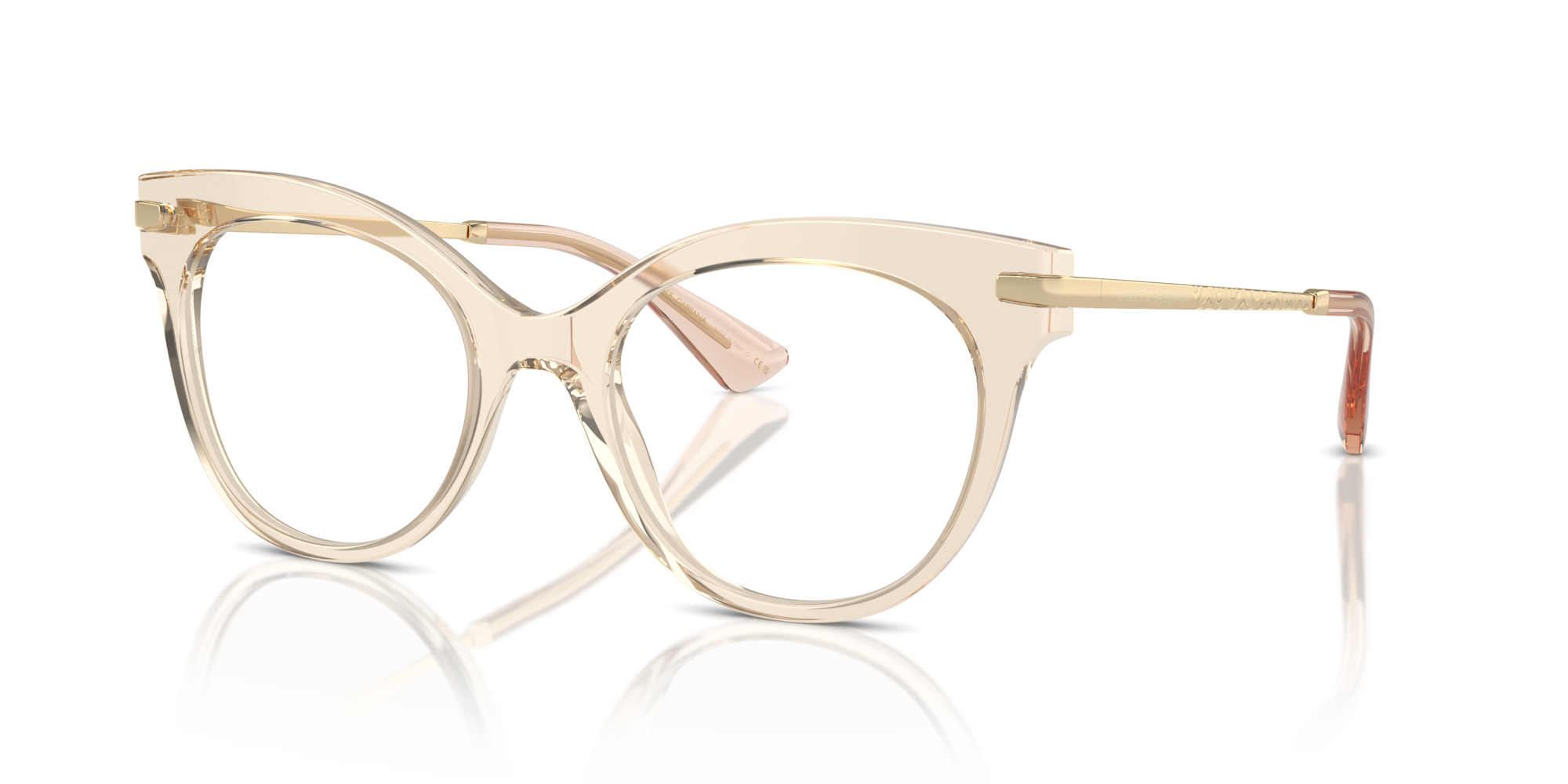 GABBANA-3392/G 3432 TRANSPARENT CAMEL 52*20, , hi-res image number 0