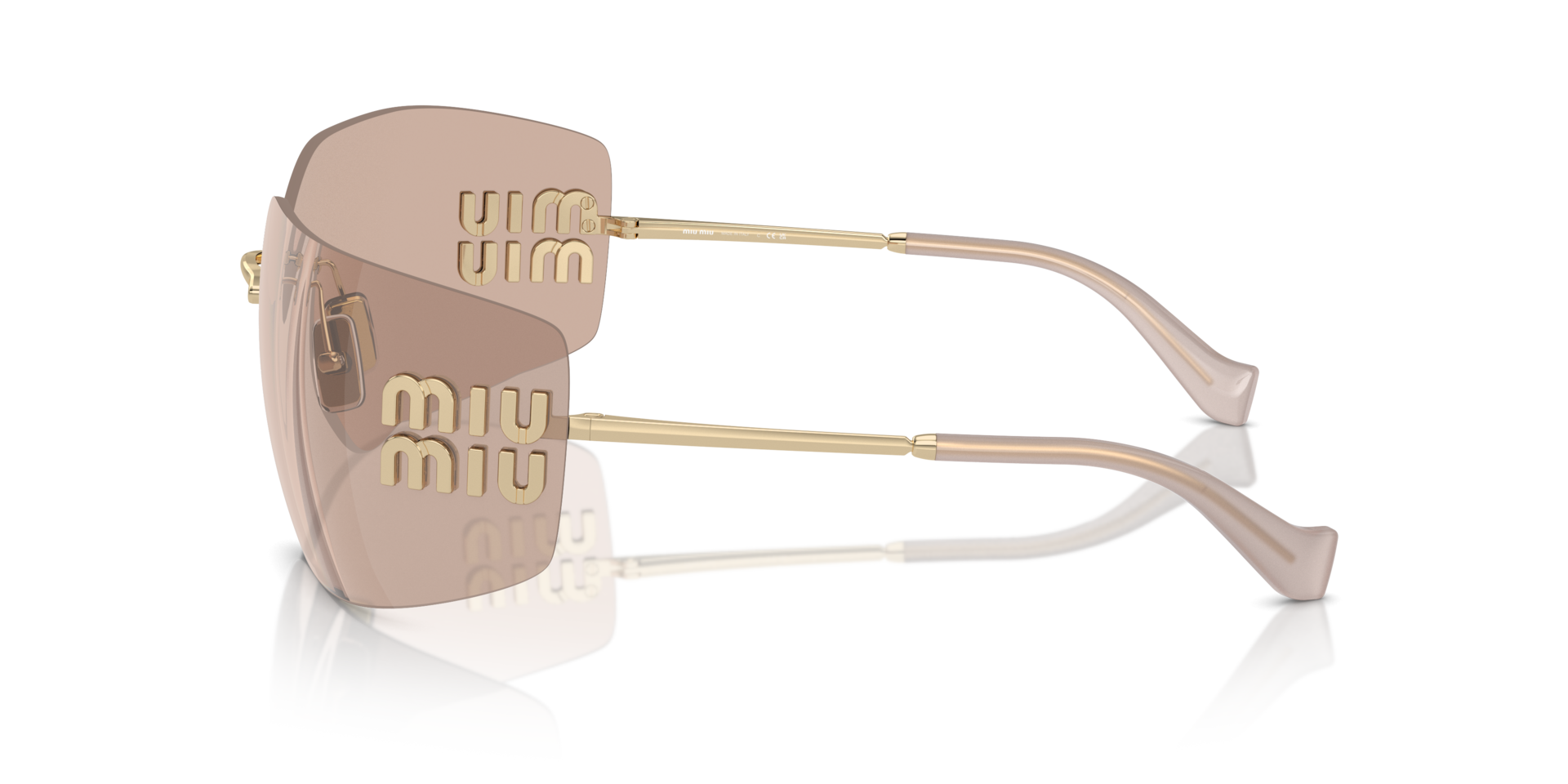 MIUMIU-54YS/S 5AK-061 GOLD (LIGHT PURPLE BROWN) 80*14, Dorado, hi-res image number 2