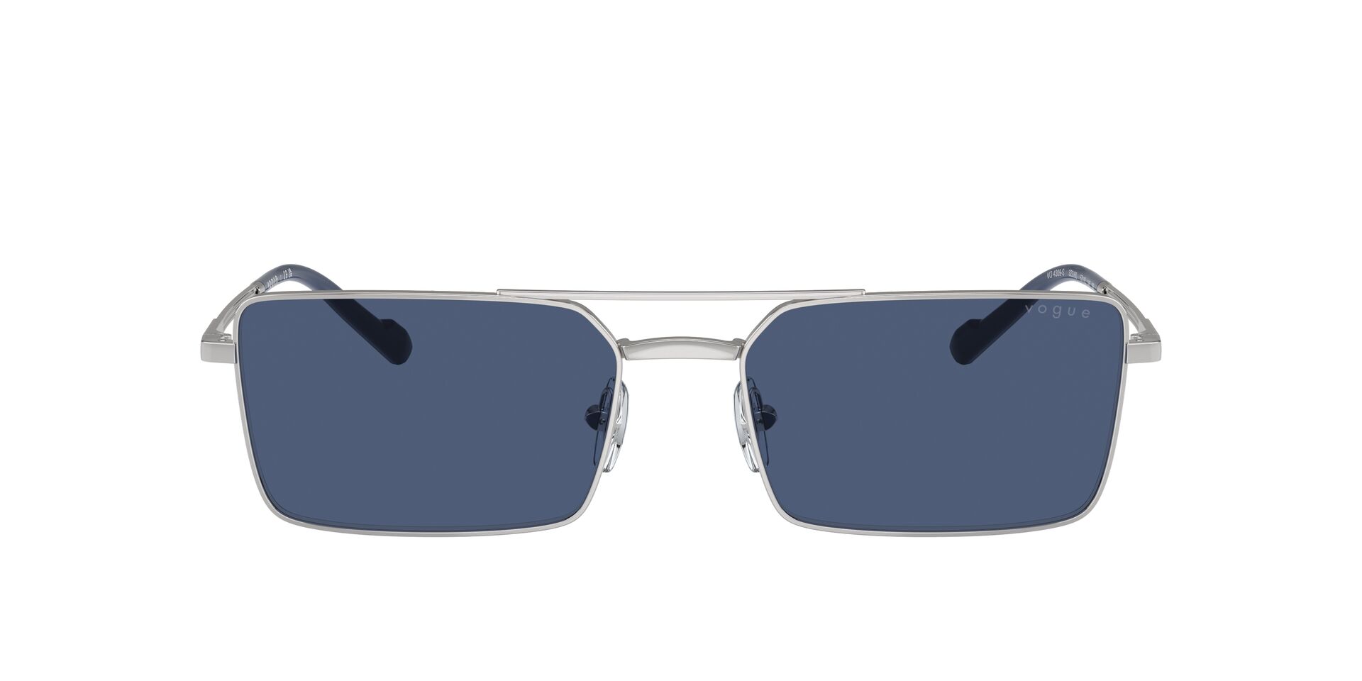 VOGUE-4309/S 323/80 SILVER(DARK BLUE 55*18, Plata, hi-res image number 1