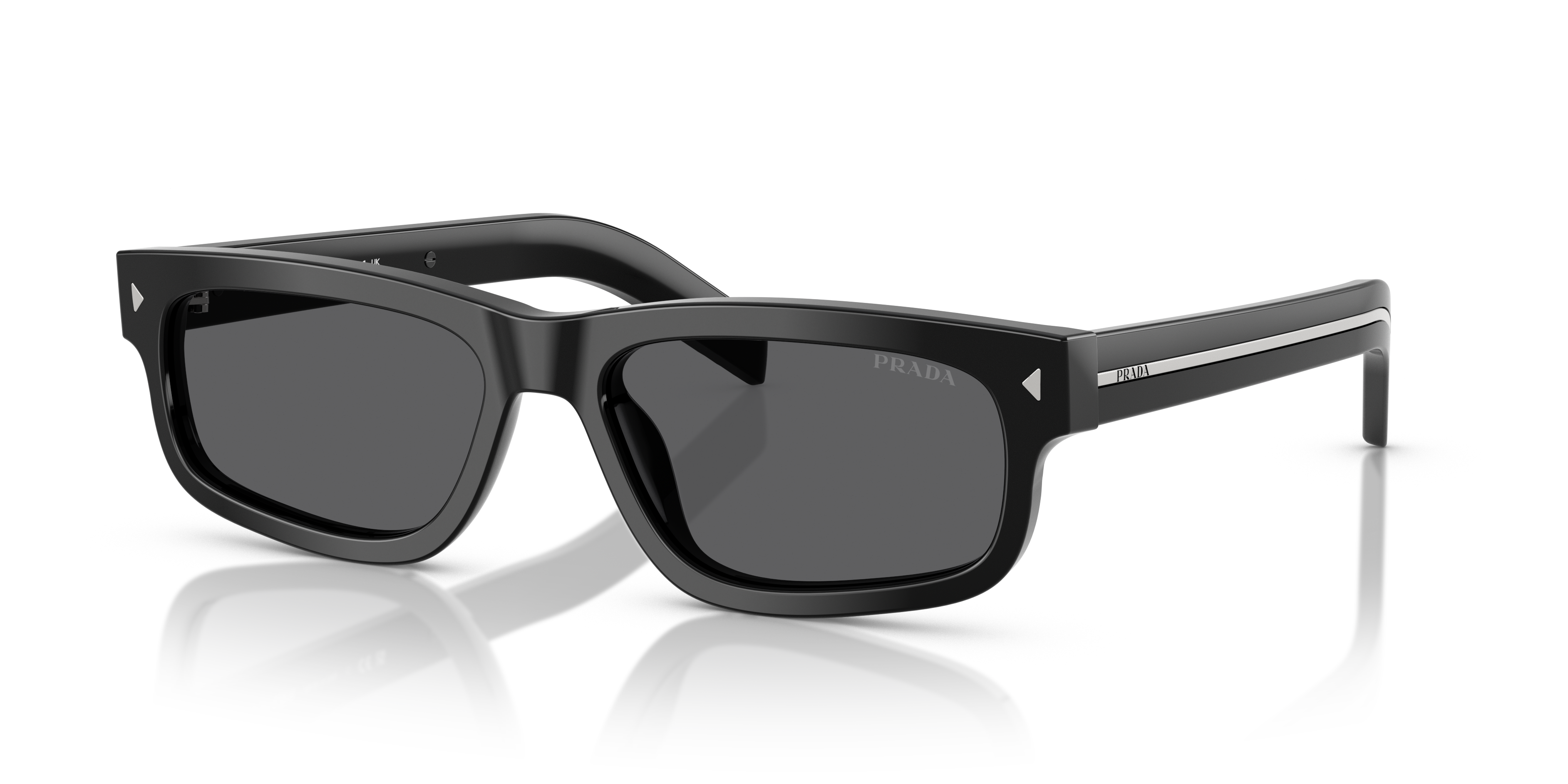 PRADA- B11S/S 16K731 BLACK(DARK GREY 57*17, Negro, hi-res image number 0