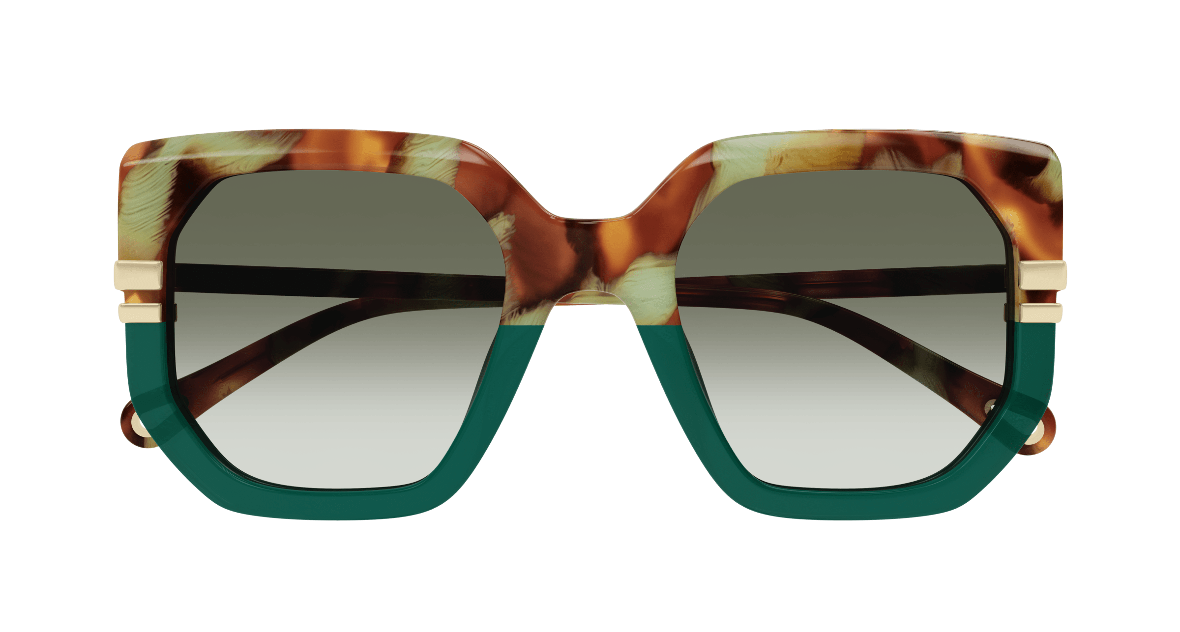 CHLOE-0240S/S 005 HAVANA (GREEN) 53*23, Verde | Havana, hi-res image number 1