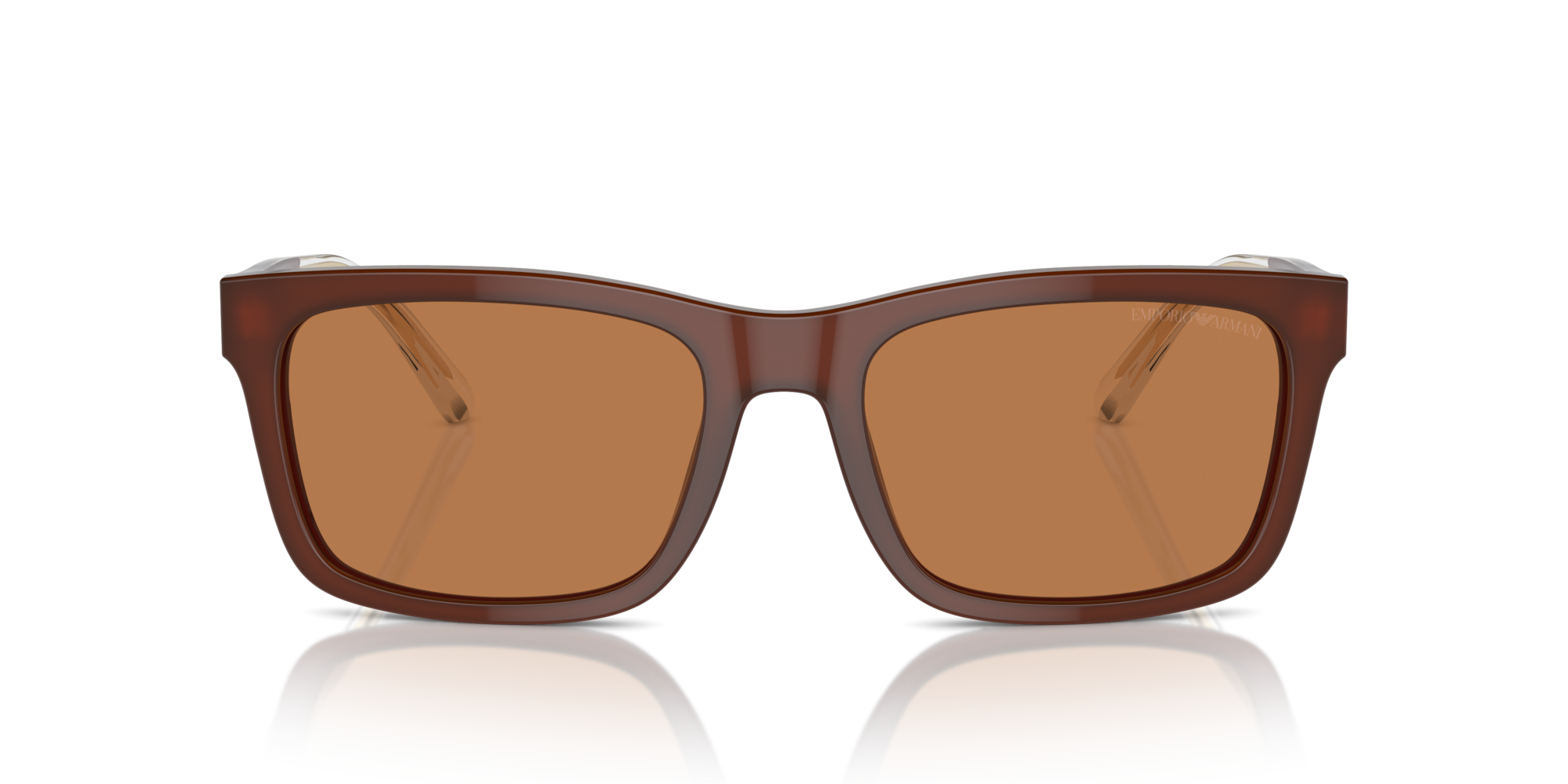 EMPORIO-4224/S 609573 SHINY OPALINE BROWN(BROWN 57*19, Marrón, hi-res image number 1