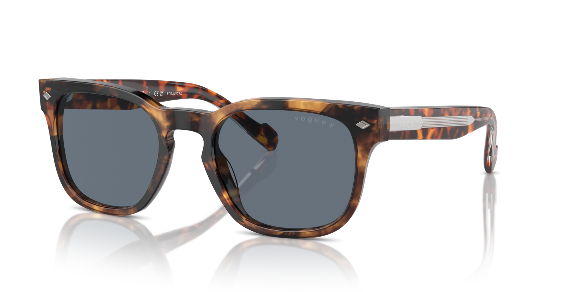 VOGUE-5571/S 28194Y HONEY HAVANA(BLUE POLAR 53*21, , hi-res image number 0