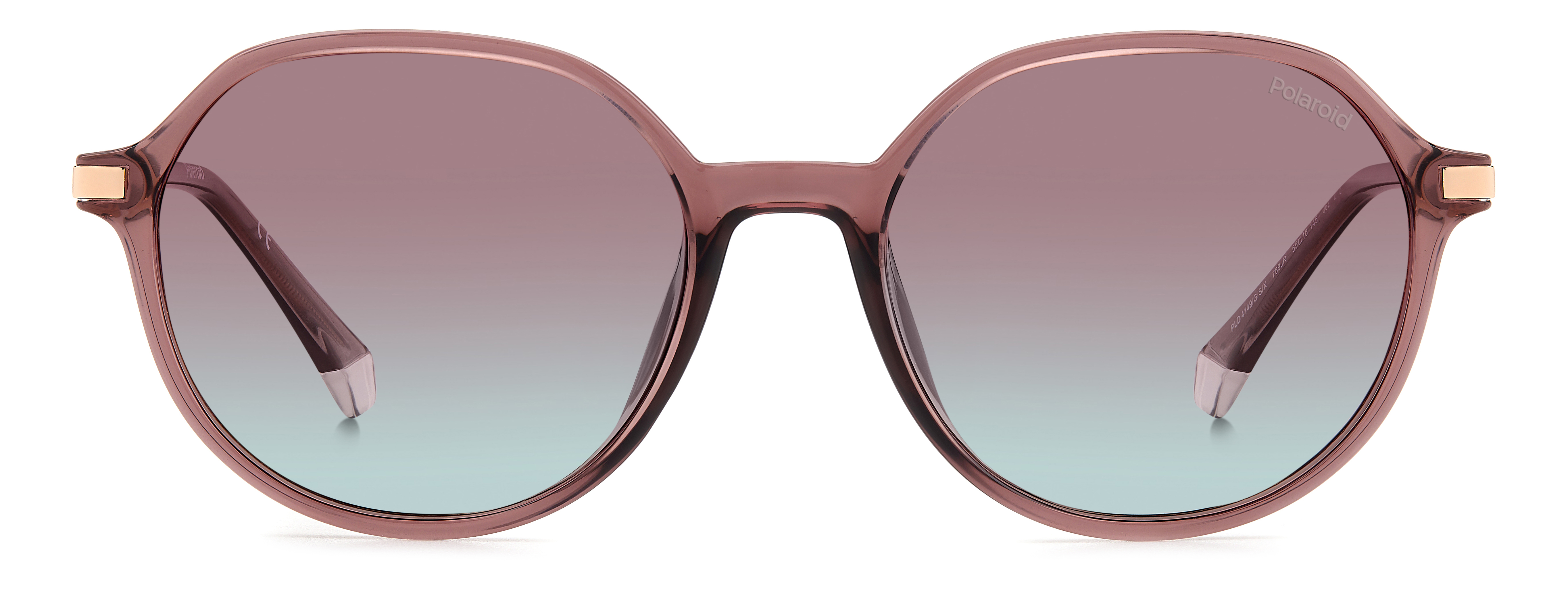 POLAROID-4149/G/S/X/S 789*JR LILAC(BURGUNDY SHADED POLARIZED 55*18, Lila, hi-res image number 1