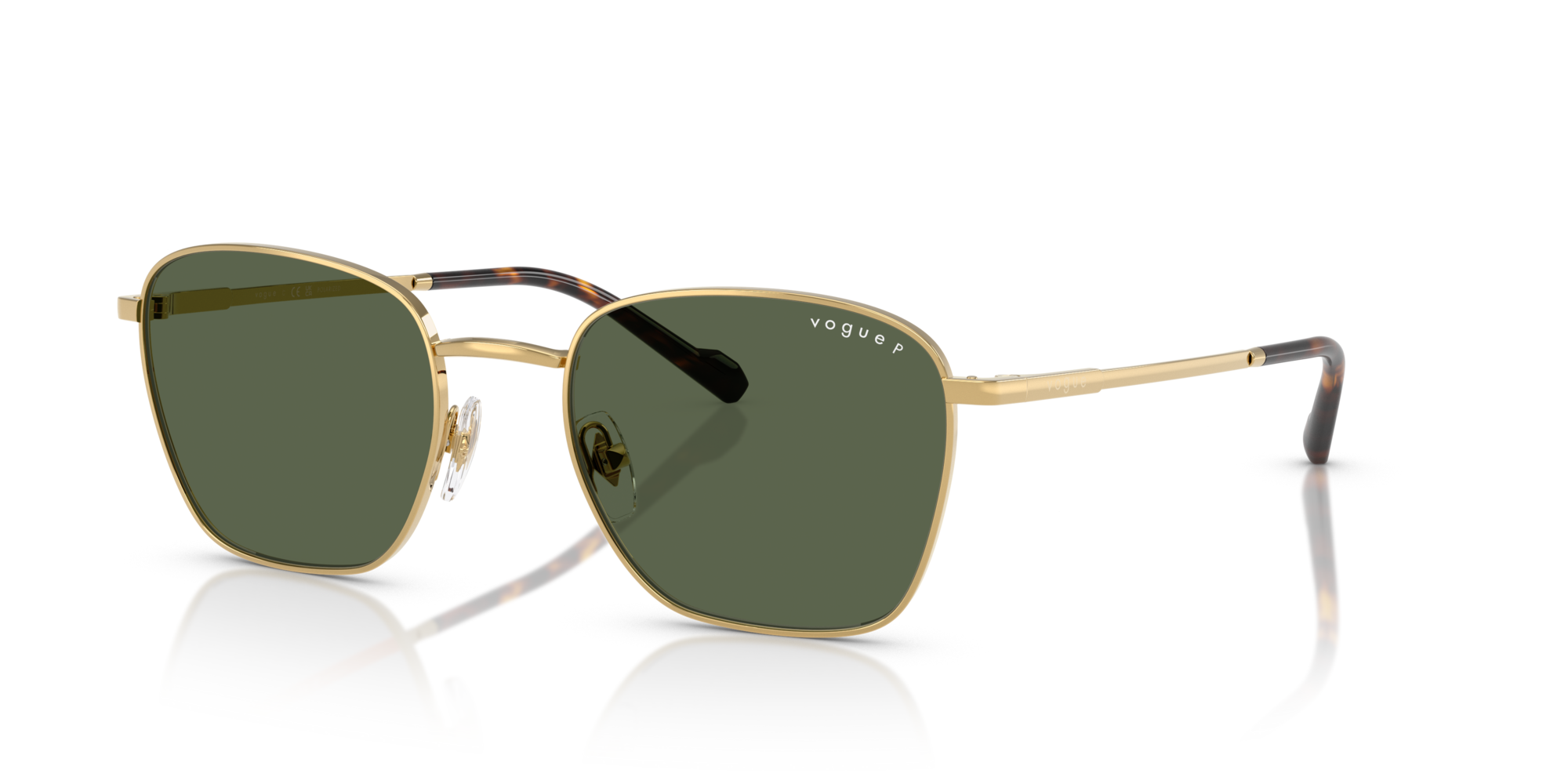 VOGUE-4322/S 280/9A GOLD(DARK GREEN POLAR 53*20, , hi-res image number 0