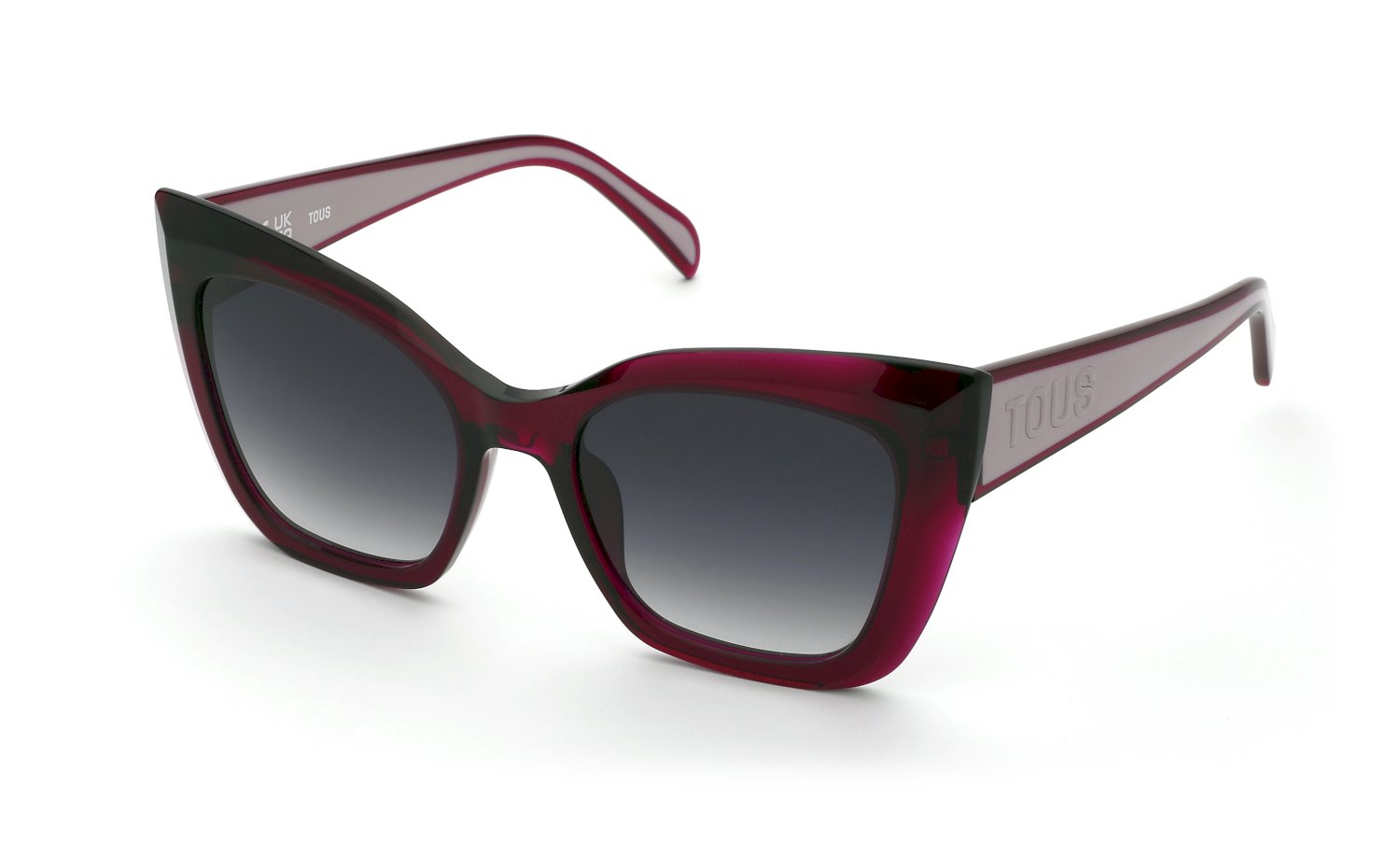 TOUS-C36V/S 0AFD SHINY TRANSP.RASPBERRY(SMOKE GRADIENT SMOKE 53*19, Frambuesa transparente, hi-res image number 0