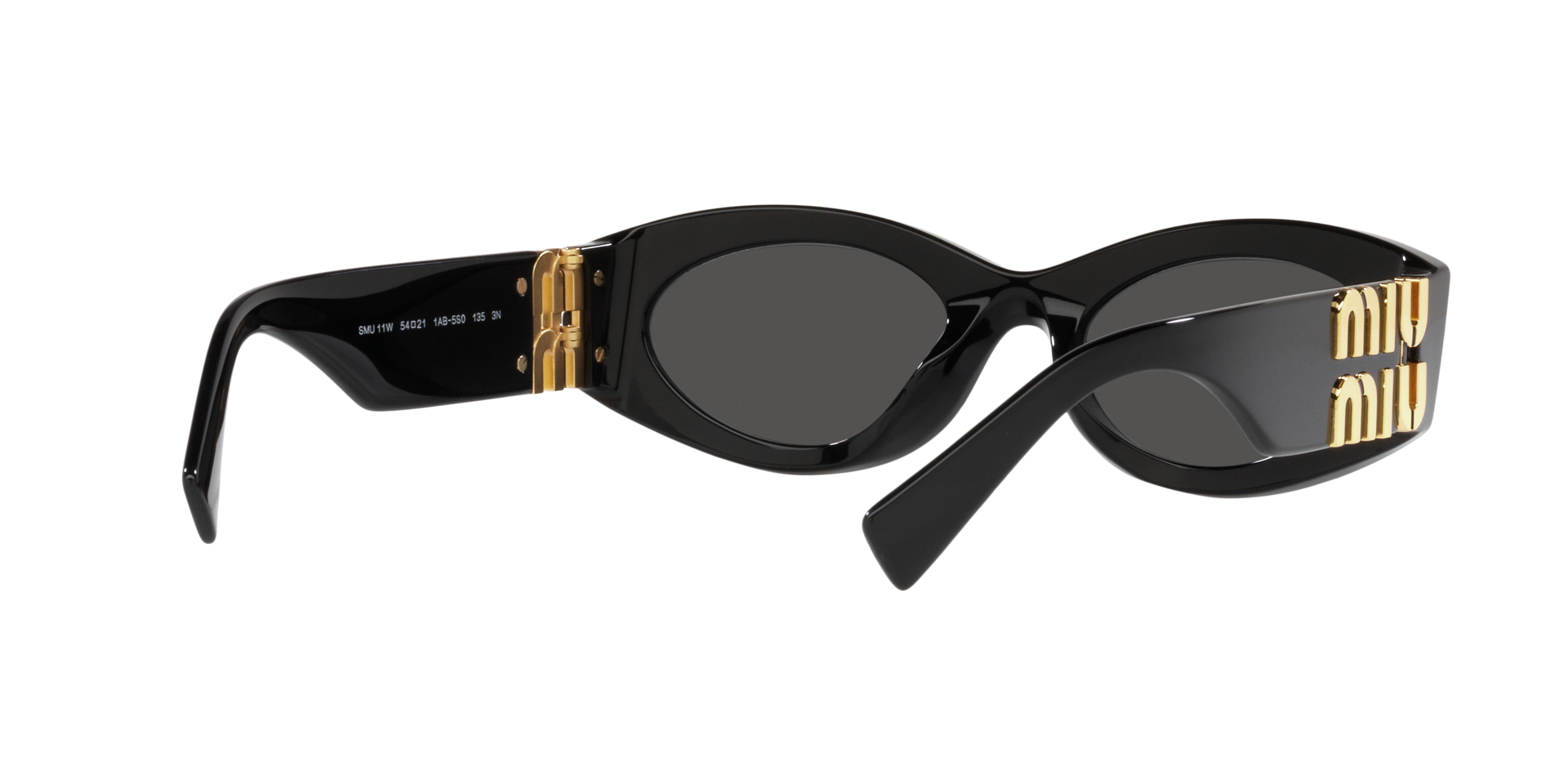 MIUMIU-11W/S 1AB5S0 NEGRA/NEGRA ORO 54*21, Negro, hi-res image number 6