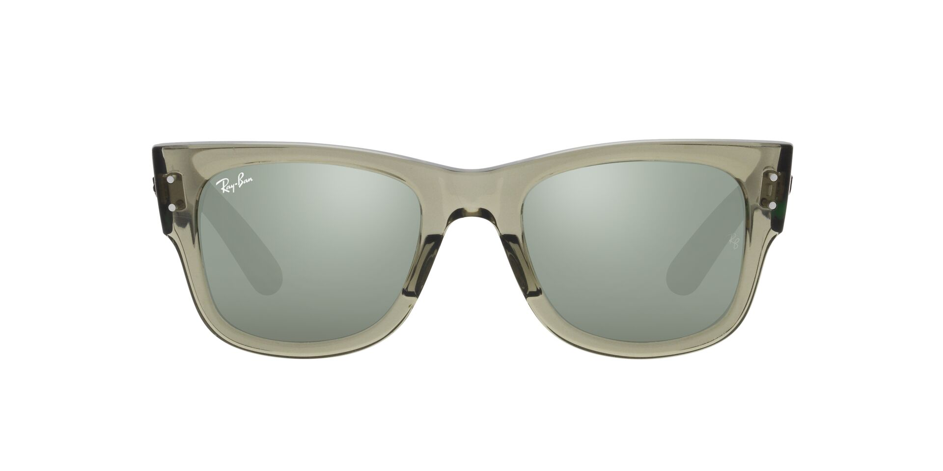 RB-0840S 66355C TRANSPARENT GREEN(GREY MIRROR 51*21, Verde transparente, hi-res image number 1