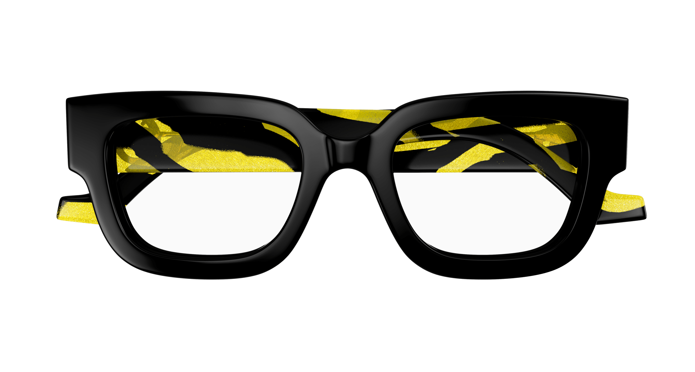GUCCI-1548O/G 006 BLACK 52*21, Negro | Amarillo, hi-res image number 1
