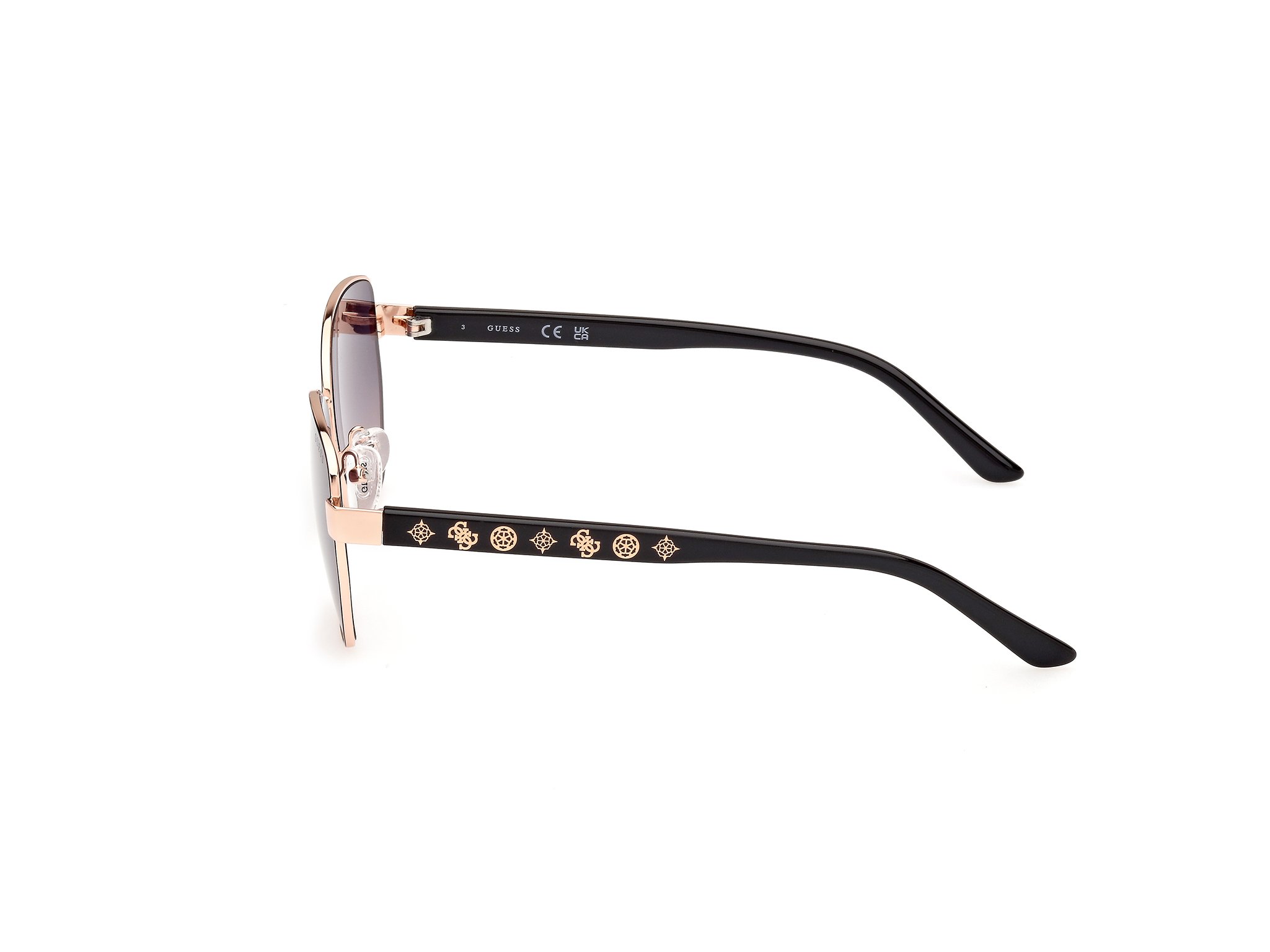 GUESS-00102/S 05B black/other 56*14, Negro, hi-res image number 2