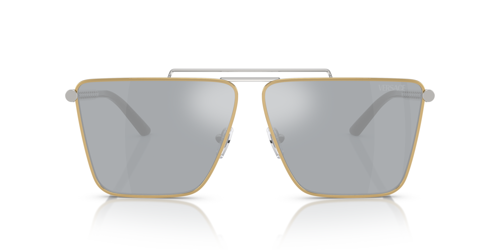 VERSACE-2266/S 15141U GOLD/SILVER(BLUE MIRROR SILVER 64*11, , hi-res image number 1