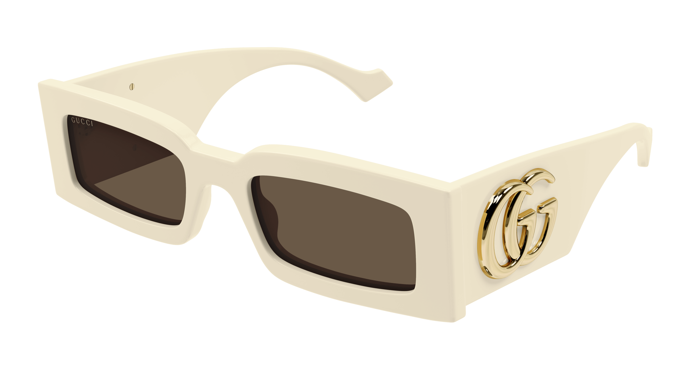 GUCCI-1425S/S 004 IVORY(BROWN 53*21, Beige, hi-res image number 0