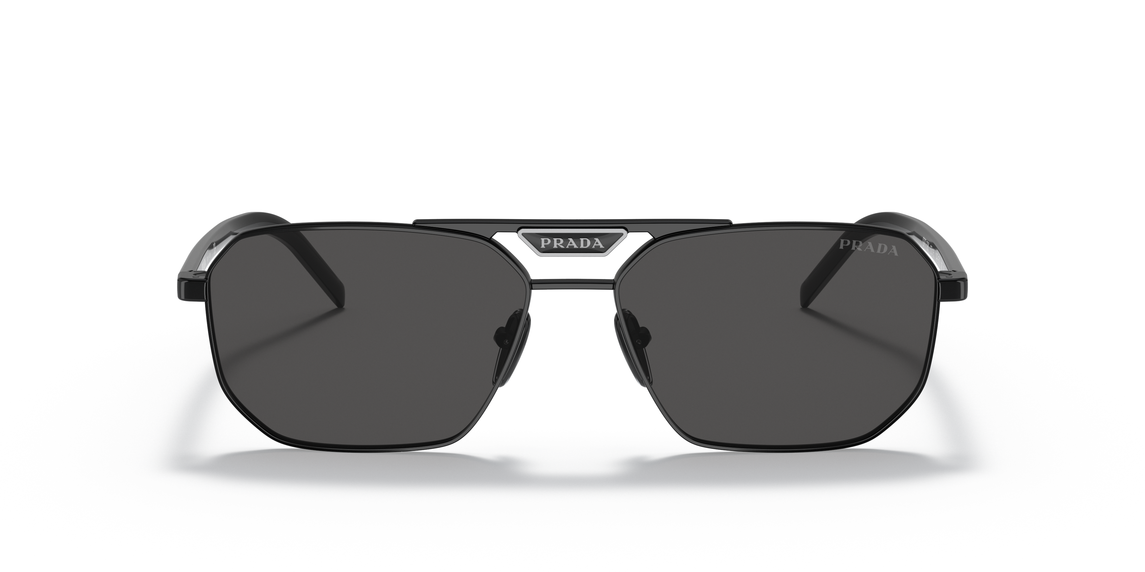 PRADA-58YS/S 1AB5S0 BLACK (GREY 57*15, , hi-res image number 1