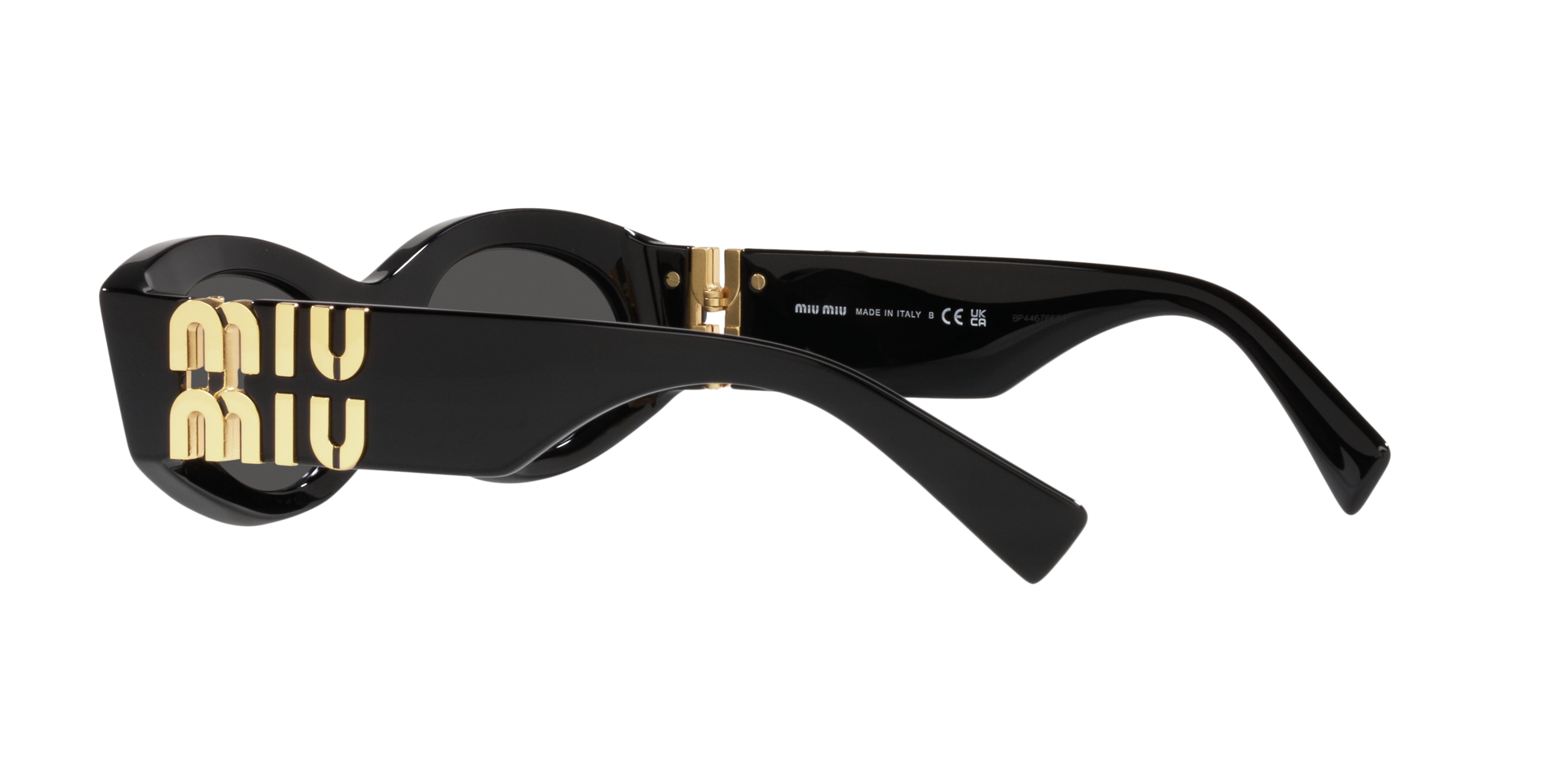 MIUMIU-11W/S 1AB5S0 NEGRA/NEGRA ORO 54*21, Negro, hi-res image number 3