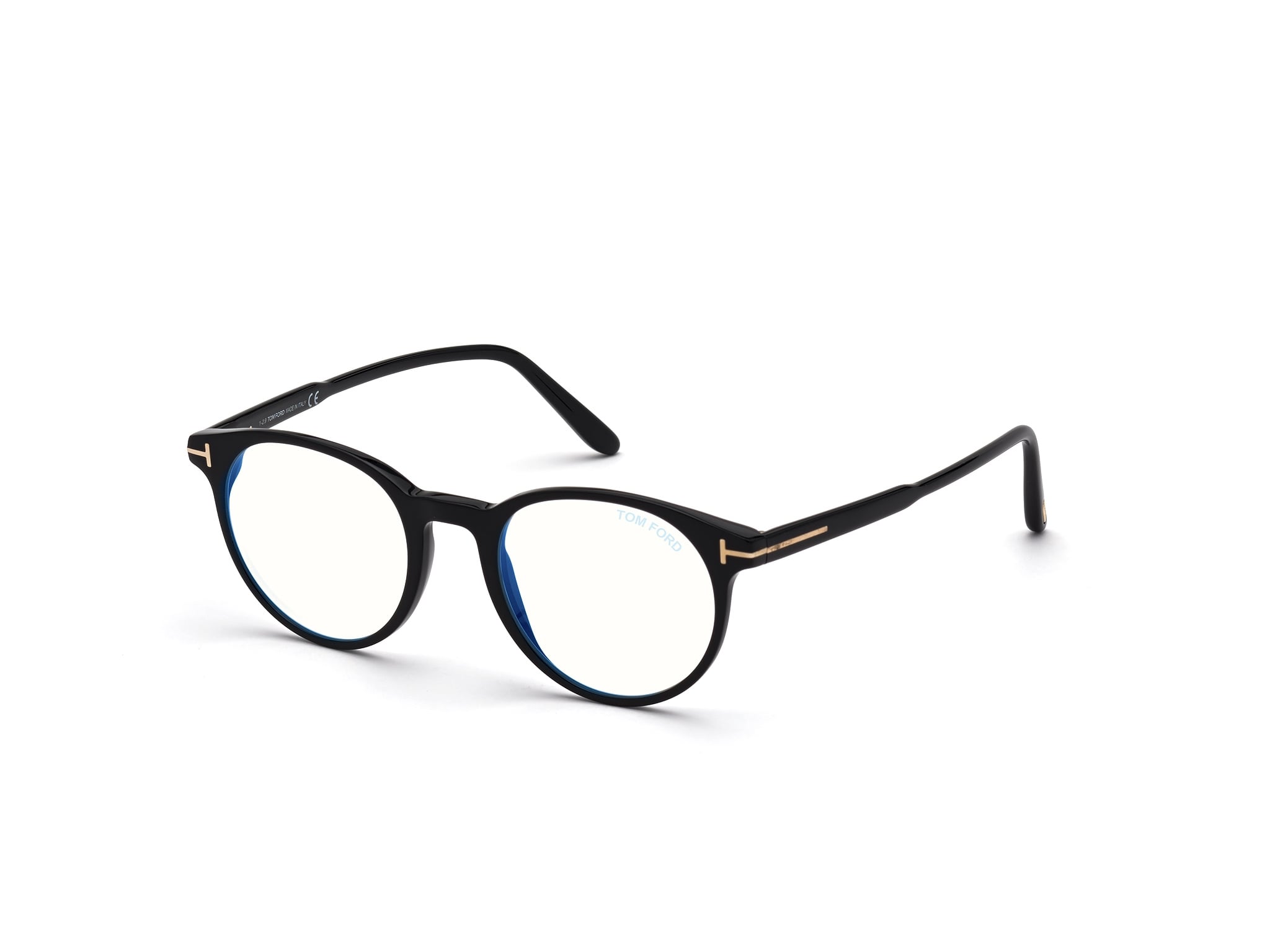 TOMFORD-5695B/G 001 shiny black+Filtro azul 49*20, Negro, hi-res image number 0
