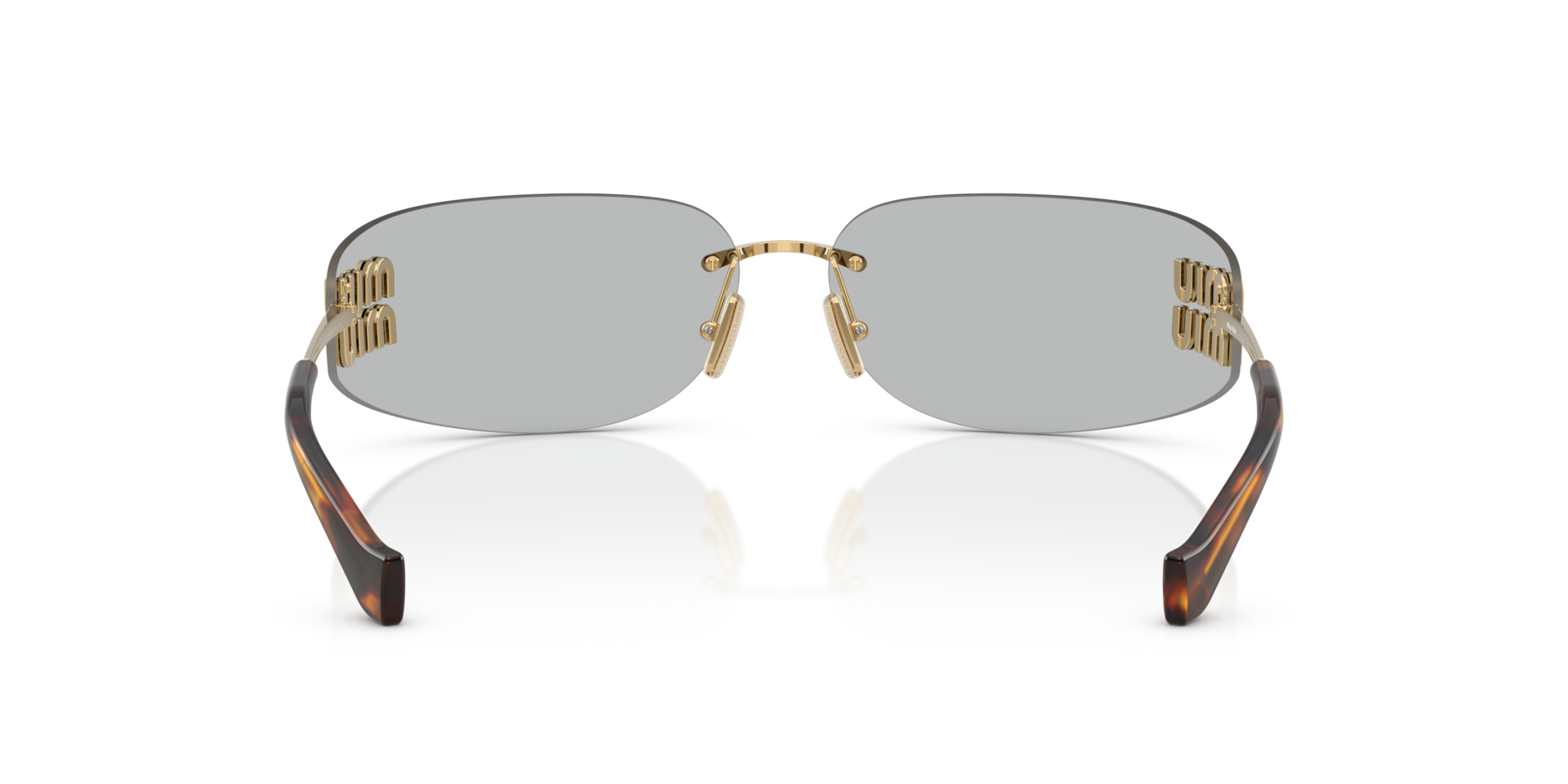 MIUMIU-A51S/S 5AK20P GOLD 75*14, Dorado, hi-res image number 3