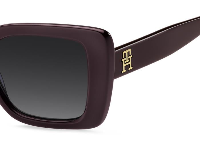 TOMMYHILFIGER-TH2341/S/S LHF*9O BURGUNDY2(DARKGREYSHADED 51*21, Violeta, hi-res image number 2