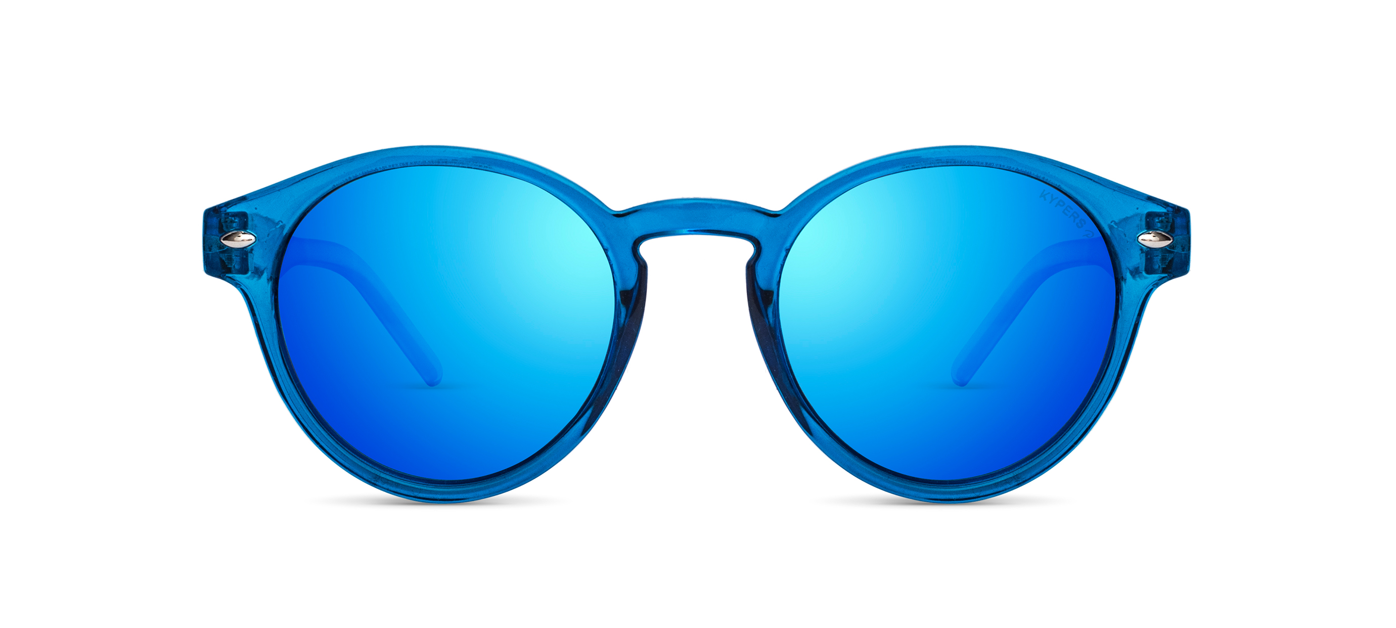 KYPERS-MANHATTAN/S MAH002 CRYTAL  BLUE W/ BLUE REVO CAT.3 49*22, Azul transparente, hi-res image number 1