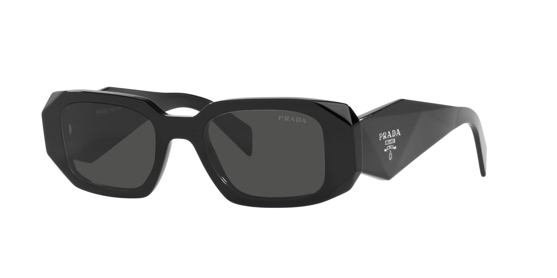 PRADA-17WS/S 1AB5S0 BLACK(DARK GREY 49*20, Negro, hi-res image number 0