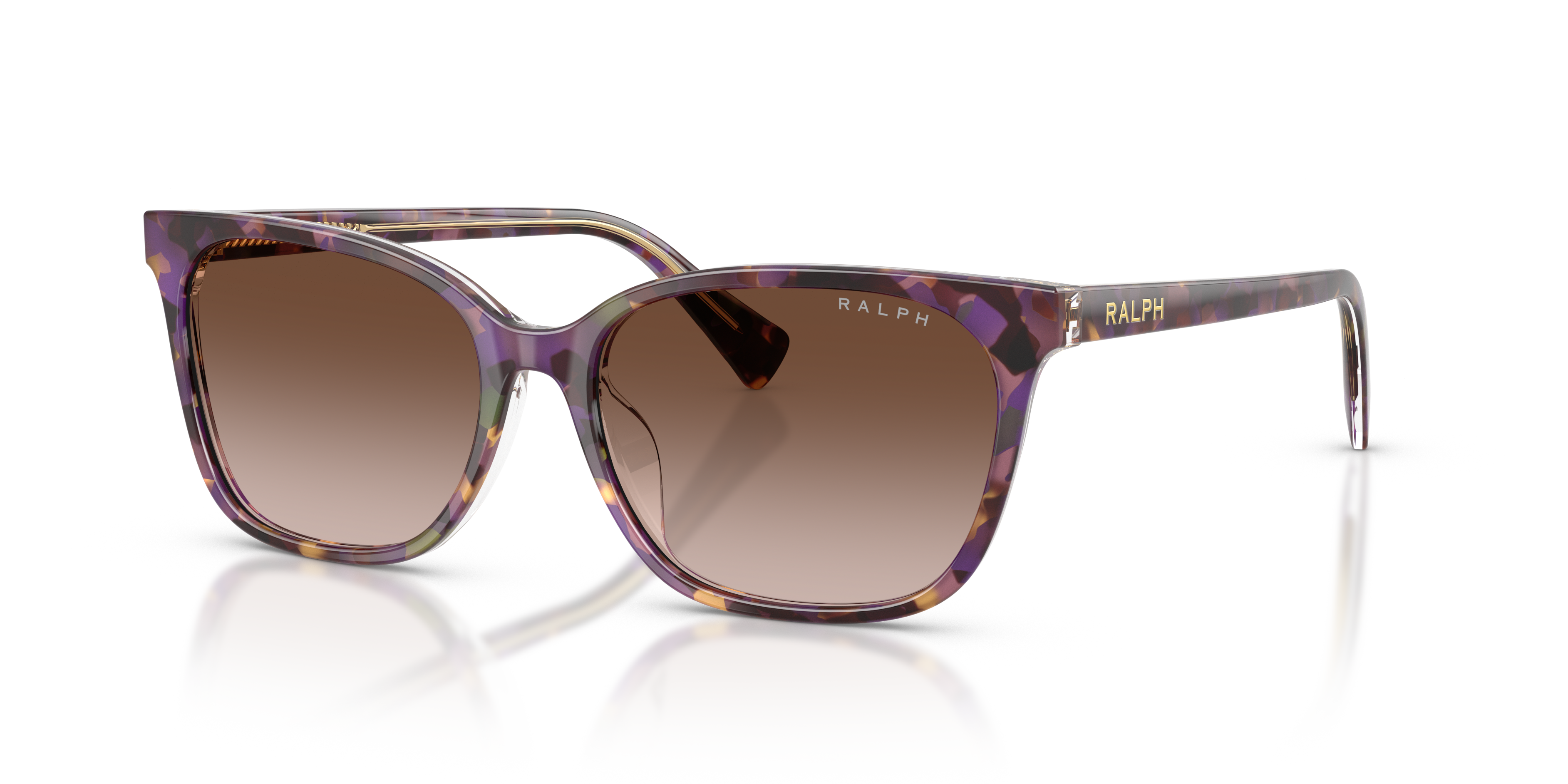 RALPH-5348U/S 630313 VIOLET HAVANA ON TRASPARENT(GRADIENT BROWN 56*16, , hi-res image number 0