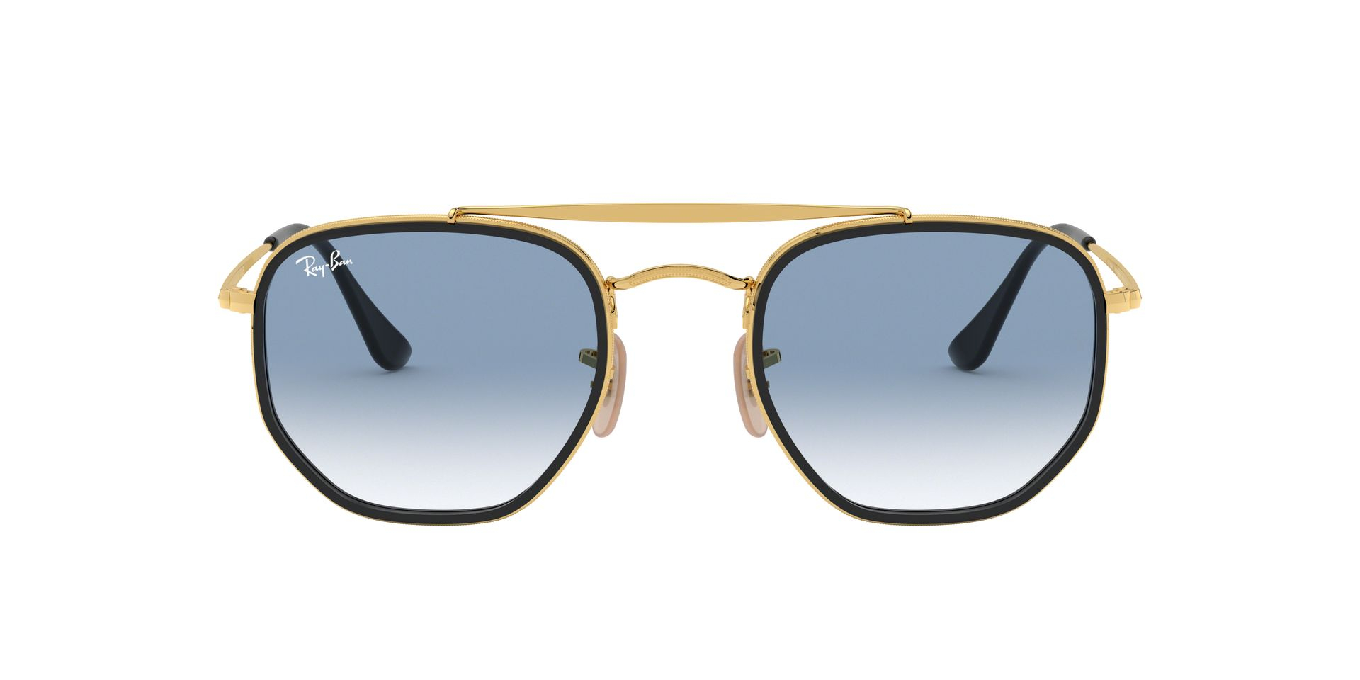 RB-3648M 91673F GOLD (CLEAR GRADIENT BLUE) 52*23, Dorado-Negro, hi-res image number 1