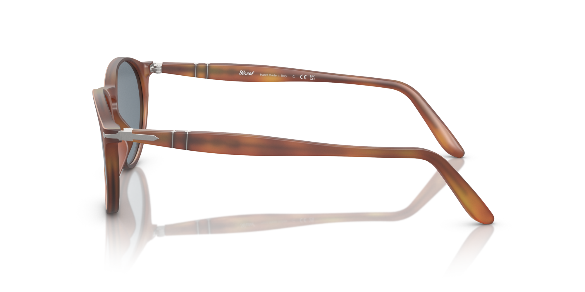 PERSOL-3092SM/S 900656 MARRON/AZUL 52*19, Terra di siena, hi-res image number 2