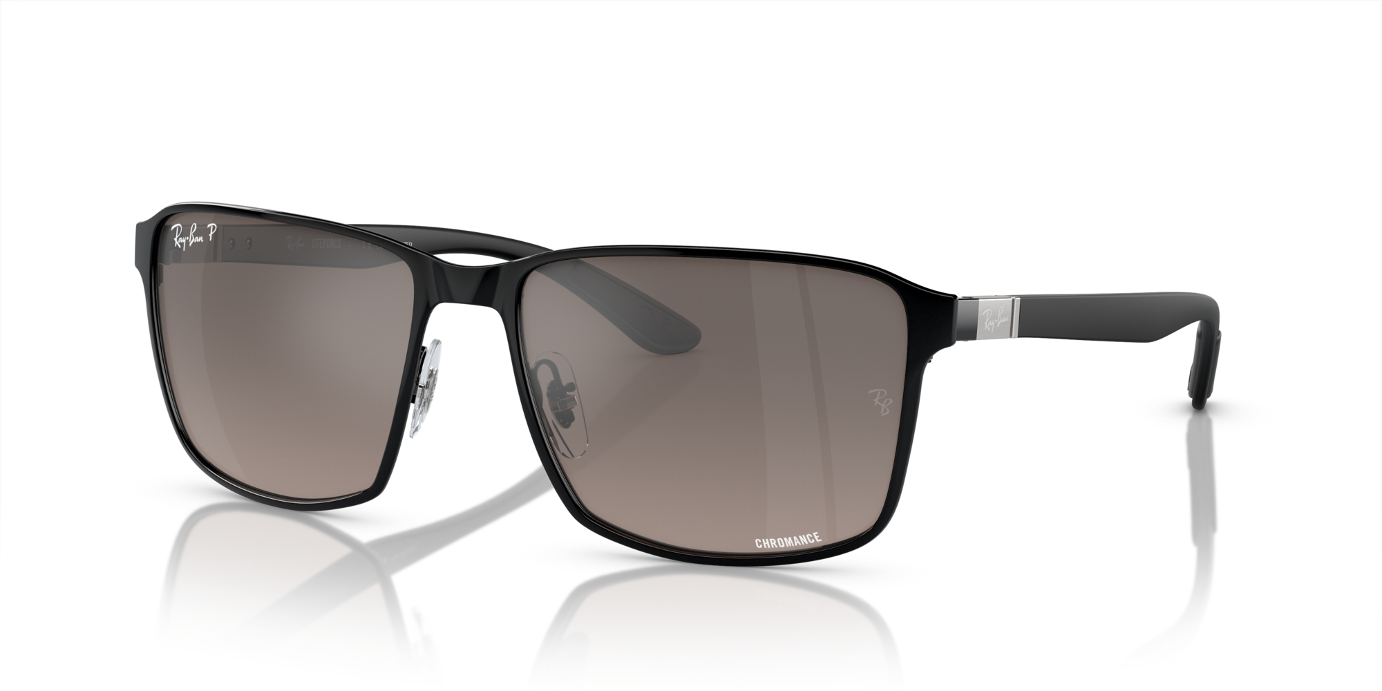 RB-3721CH 186/5J MATTE BLACK ON BLACK(GREY MIRROR POLAR 59*17, , hi-res image number 0