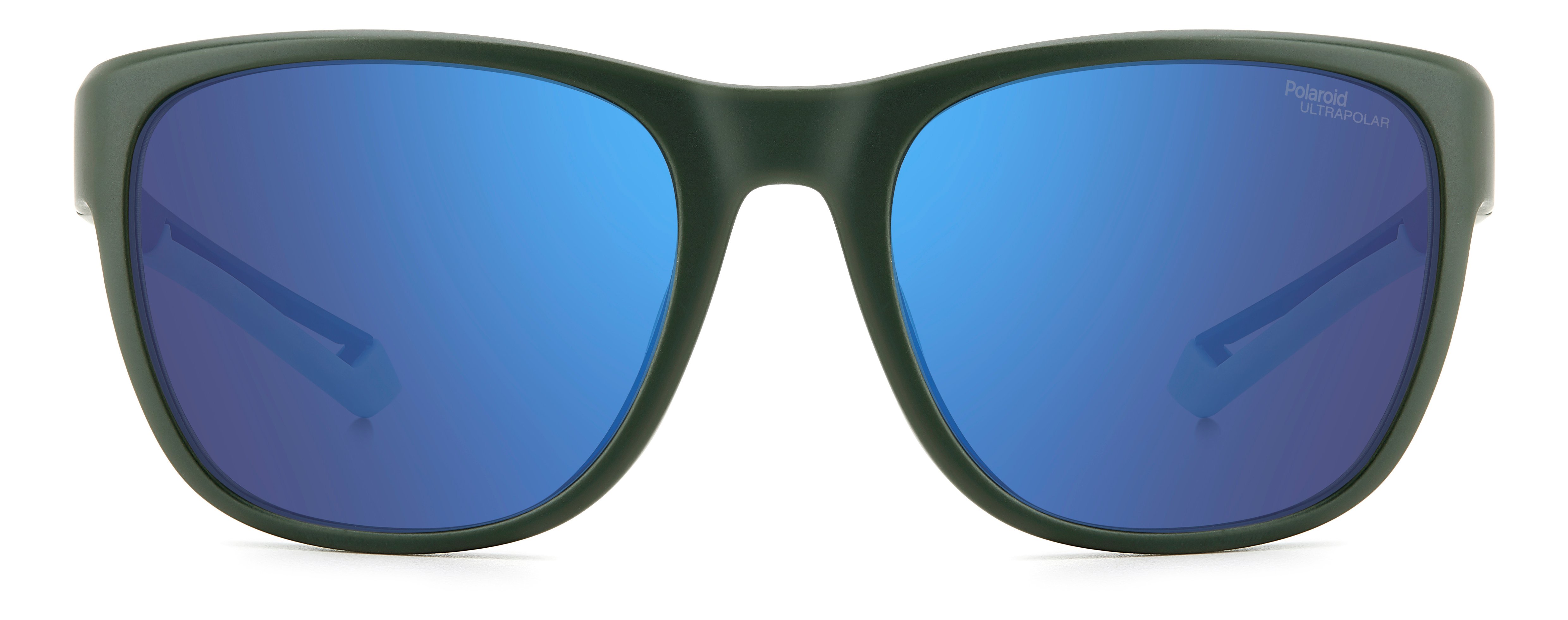 POLAROID-7051/S DLD*QG MATTE GREEN(BLUE MIRROR POLARIZED HIGH CONTRAST 57*19, Verde mate, hi-res image number 1