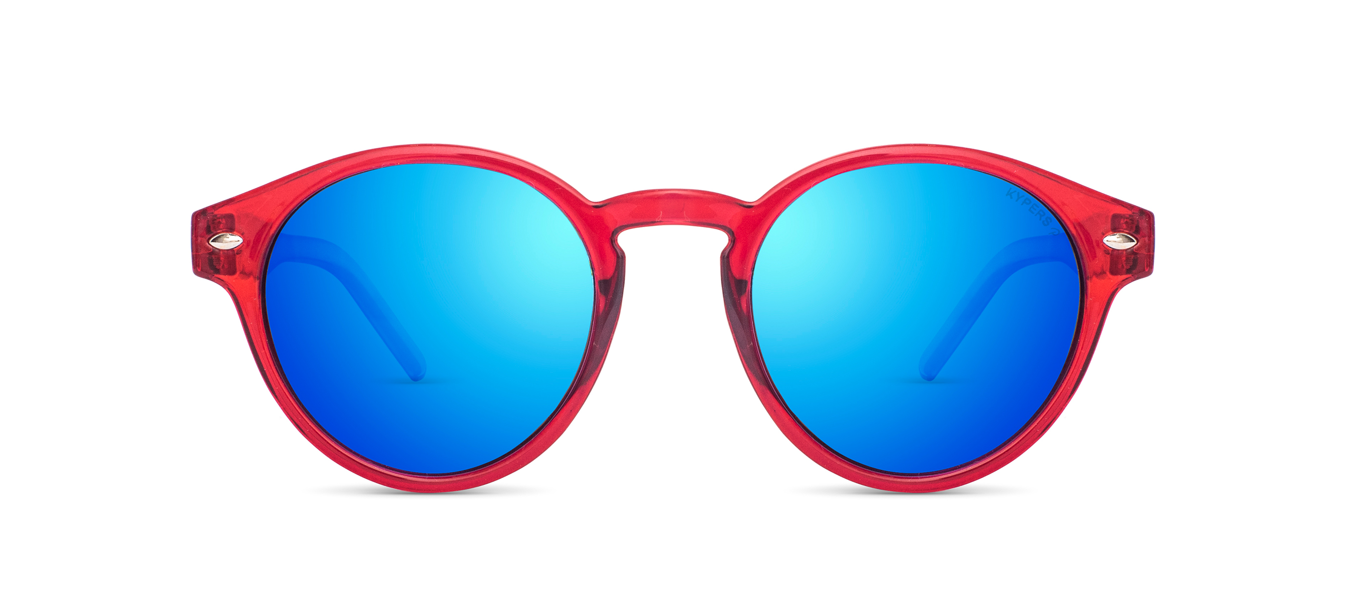 KYPERS-MANHATTAN/S MAH006 RED CRYSTAL BLUE REVO 49*22, Rojo transparente, hi-res image number 1