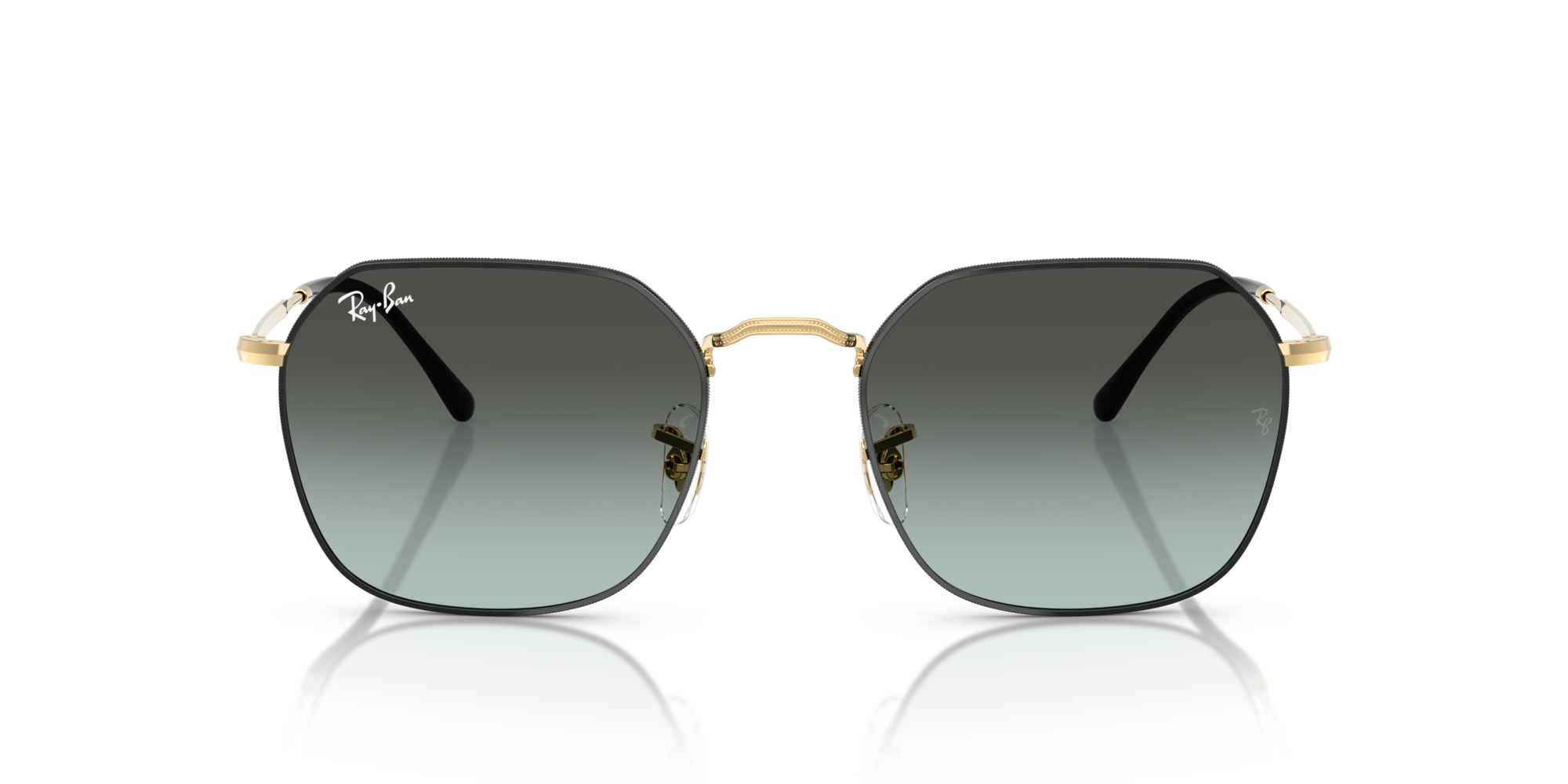 RB-3694 9271GK BLACK ON ARISTA(BLU VINTAGE GRADIENT BLACK 55*20, Negro | Dorado arista, hi-res image number 1
