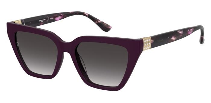 CARDIN-8549/S/S LHF*9O BURGUNDY2(DARKGREYSHADED 54*17, Burdeos, hi-res image number 0