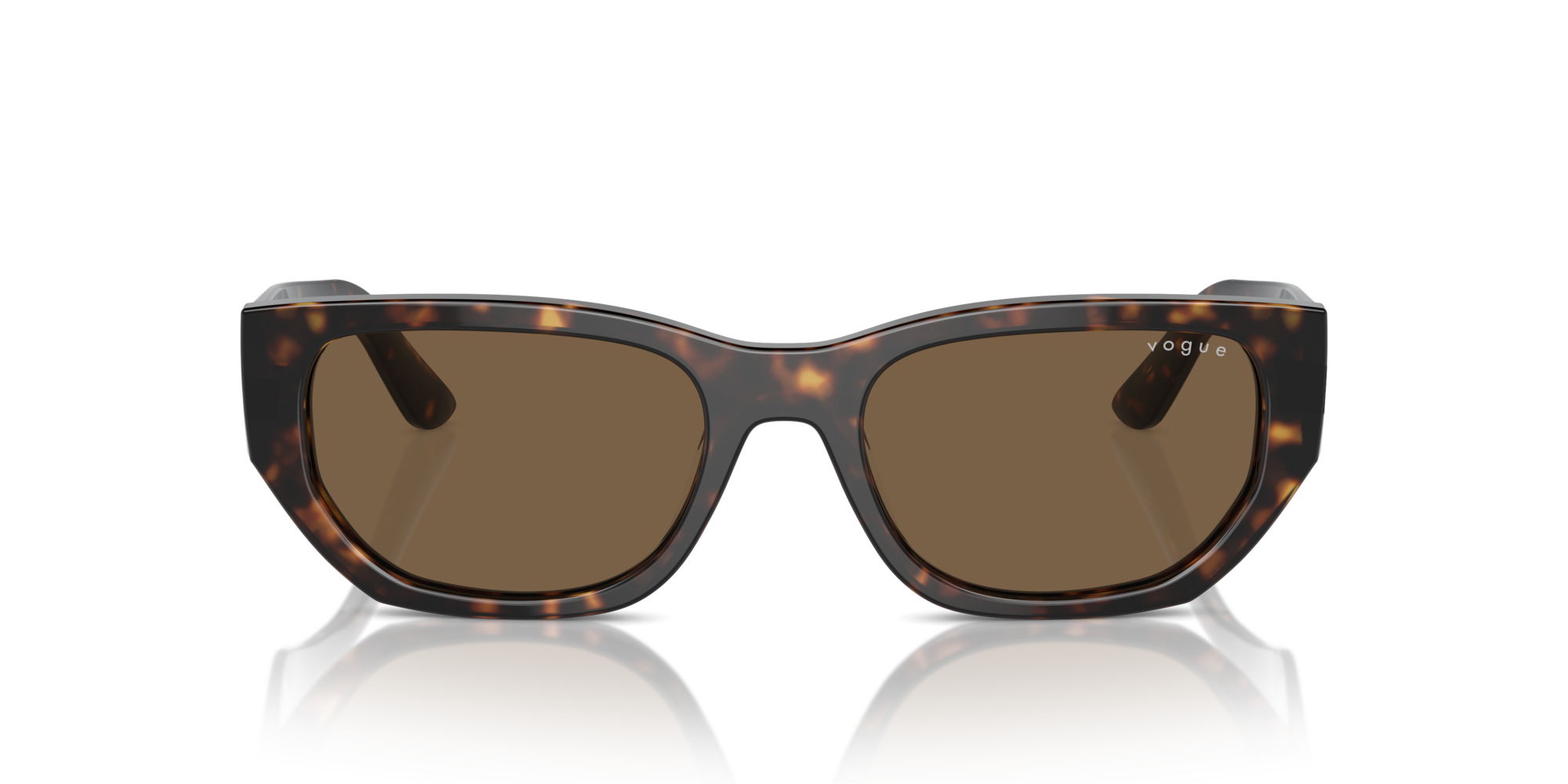 VOGUE-5586/S W65673 DARK HAVANA(DARK BROWN 53*19, Havana, hi-res image number 1