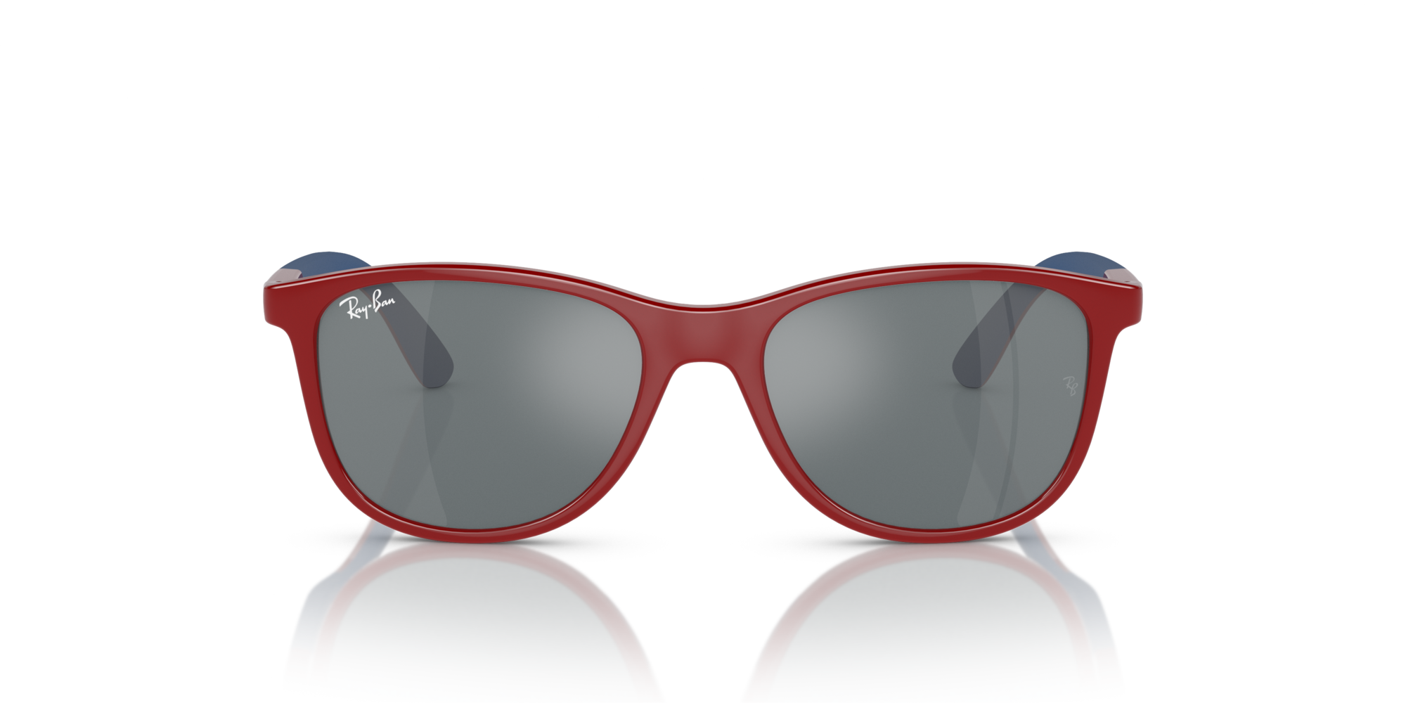 RJ-9077S 71606G RED ON RUBBER BLUE (GREY MIRROR BLACK) 49*16, Rojo | Azul, hi-res image number 1