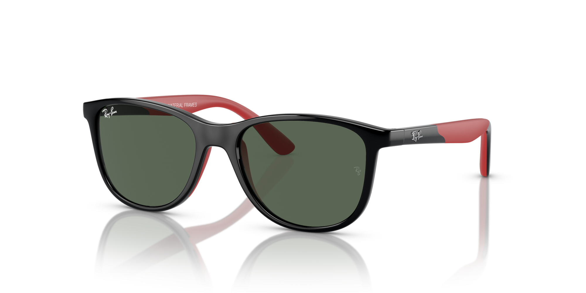 RJ-9077S 713171 BLACK ON RUBBER RED (DARK GREEN) 49*16, Negro | Rojo, hi-res image number 0