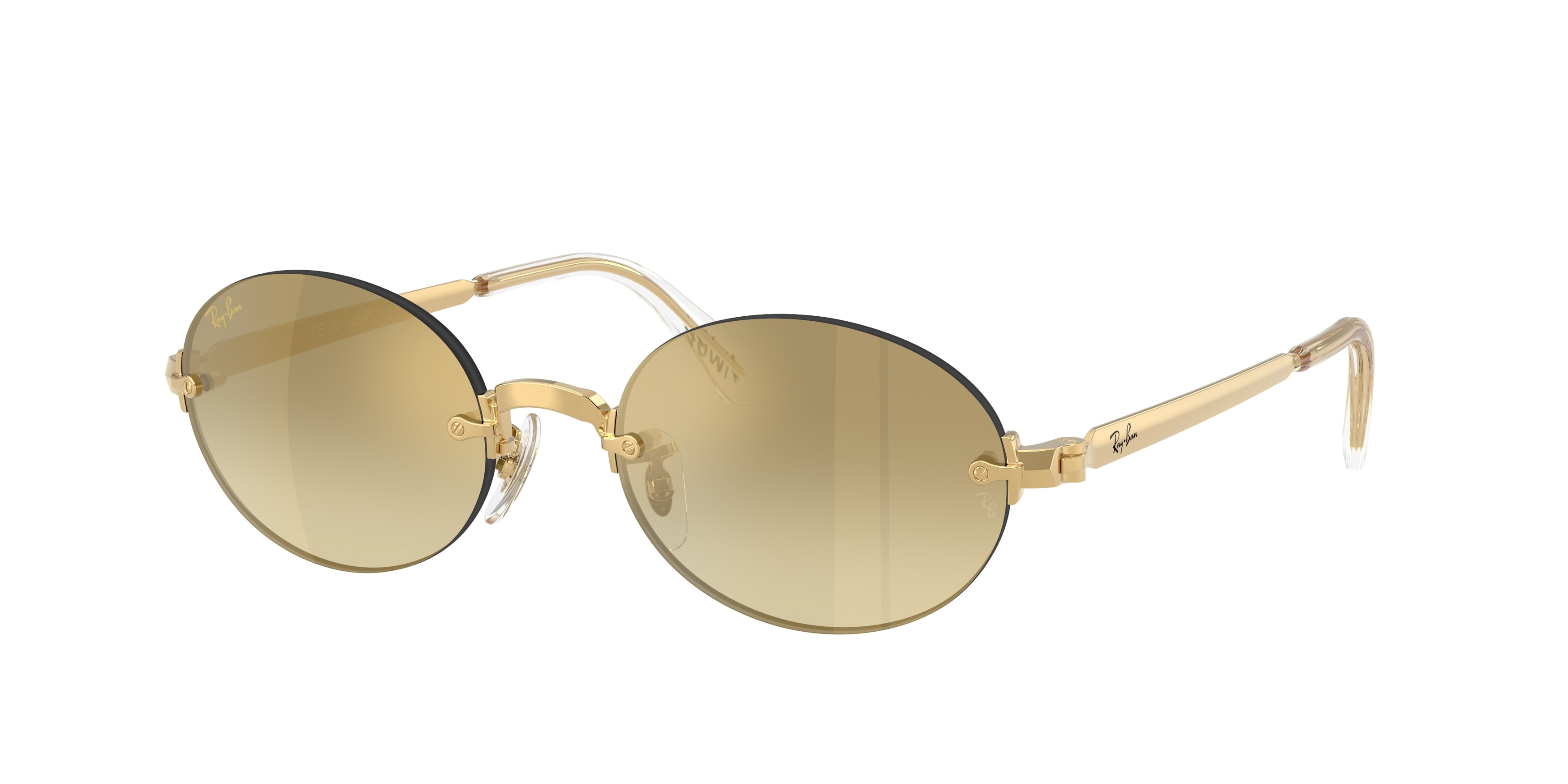 RB-3929 001/7I ARISTA(BROWN MIRROR GOLD GRADIENT 54*20, , hi-res image number 0