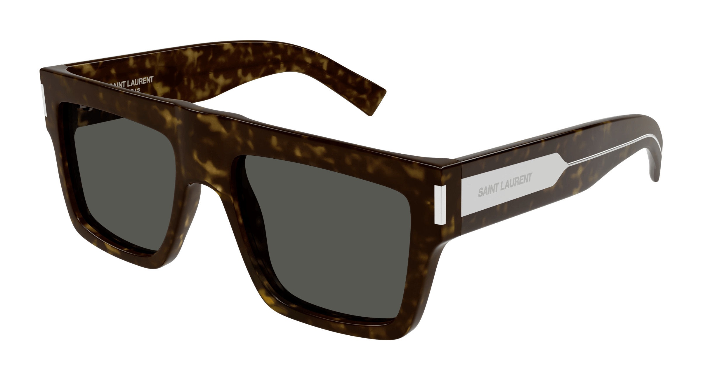 SAINT-LAURENT-SL628/S 003 HAVANA/SILVER(CRYSTAL GREY 55*19, Havana, hi-res image number 0