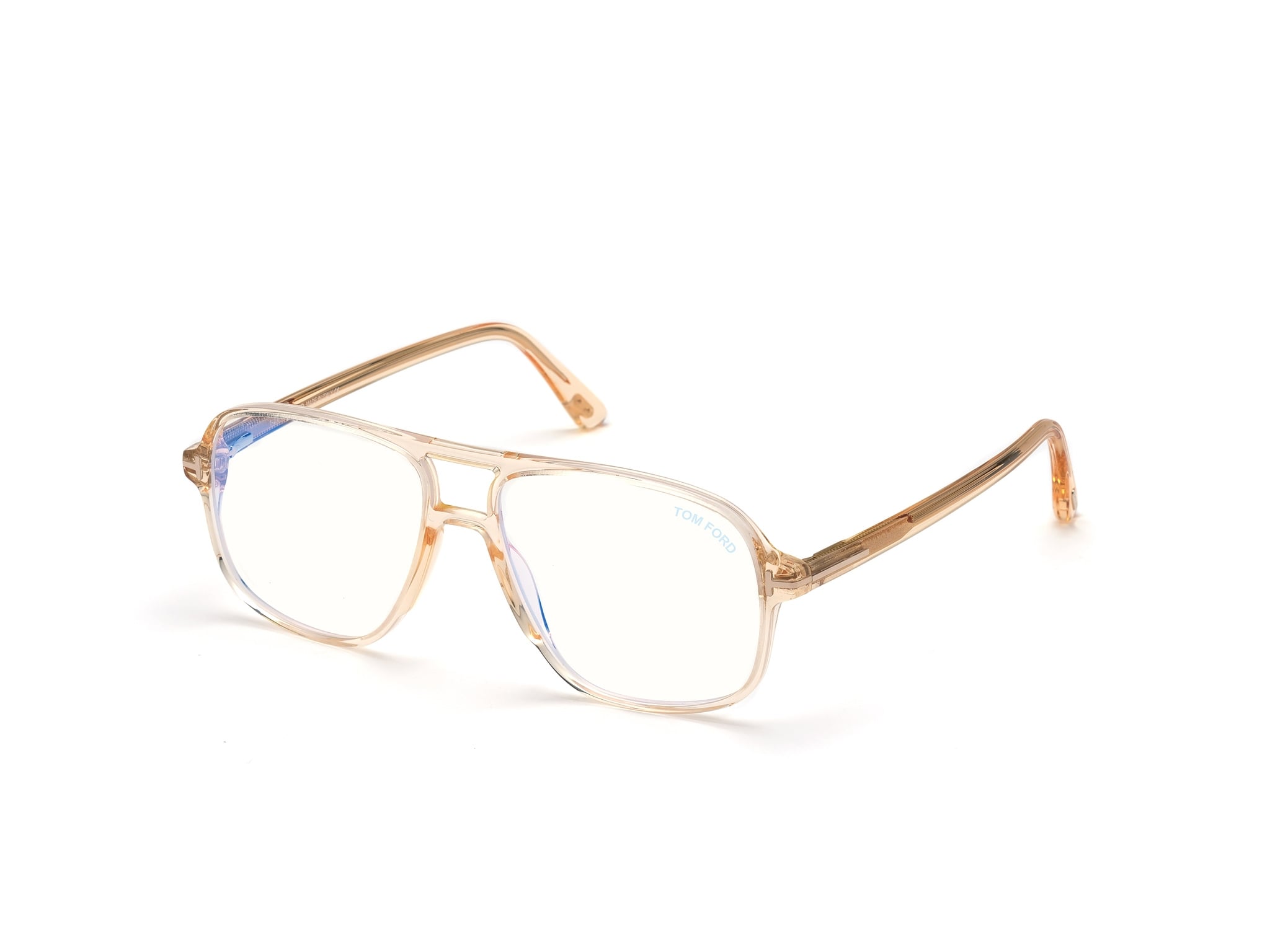 TOMFORD-5737B/G 045 shiny light brown+Filtro azul 56*15, Marr&oacute;n, hi-res image number 0