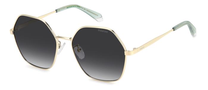 POLAROID-4205/G/S/X/S J5G*WJ GOLD(GREYSHADEDPOLARIZED 56*17, , hi-res image number 0