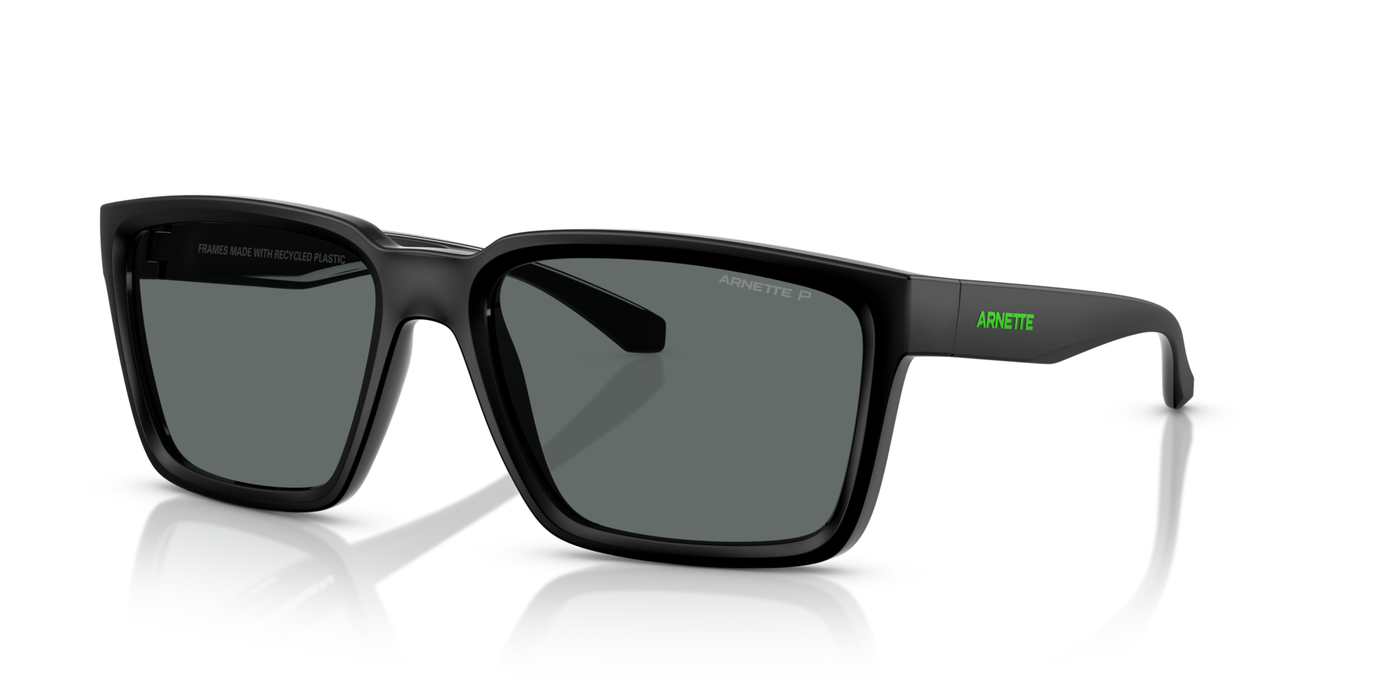 ARNETTE-4346 290081 BLACK MATTE TOP/SHINY(POLAR GREY 57*18, , hi-res image number 0