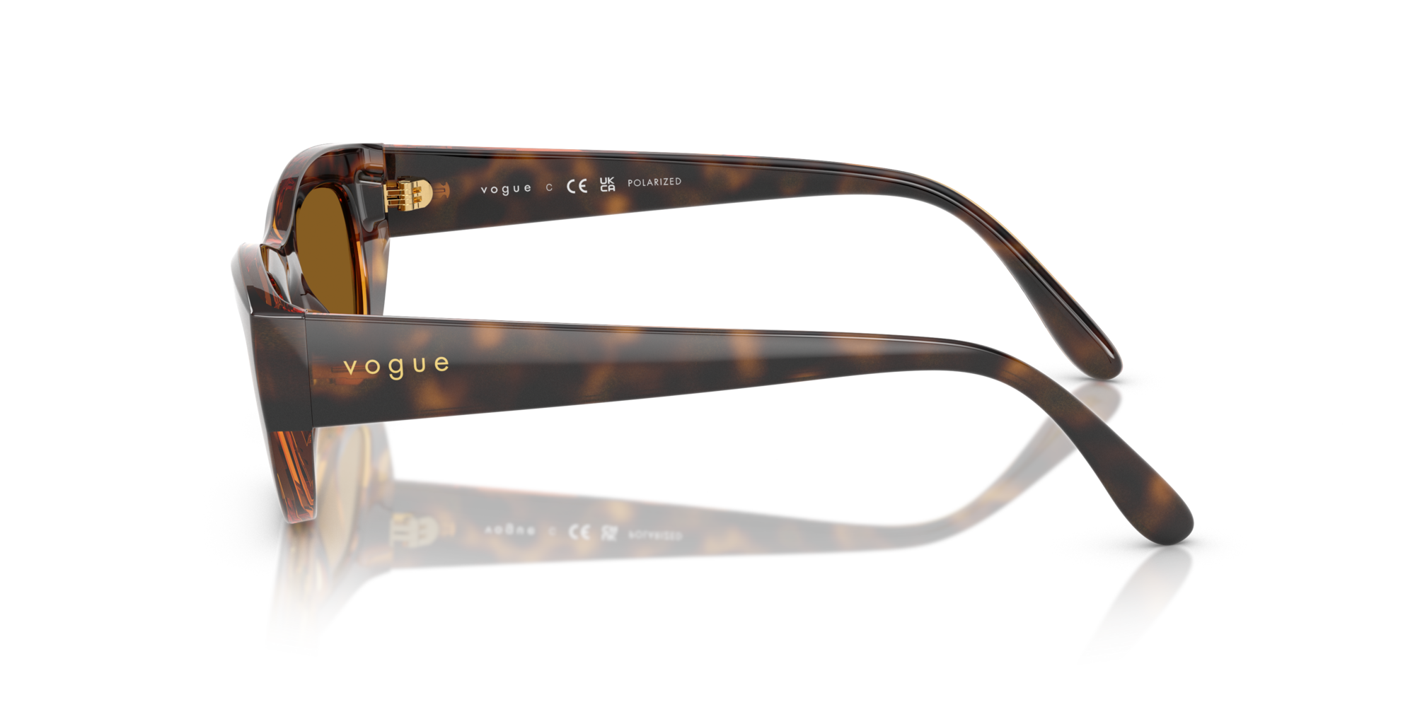 VOGUE-5616S/S 271883 TOTAL DARK HAVANA(DARK BROWN POLAR 51*21, , hi-res image number 2