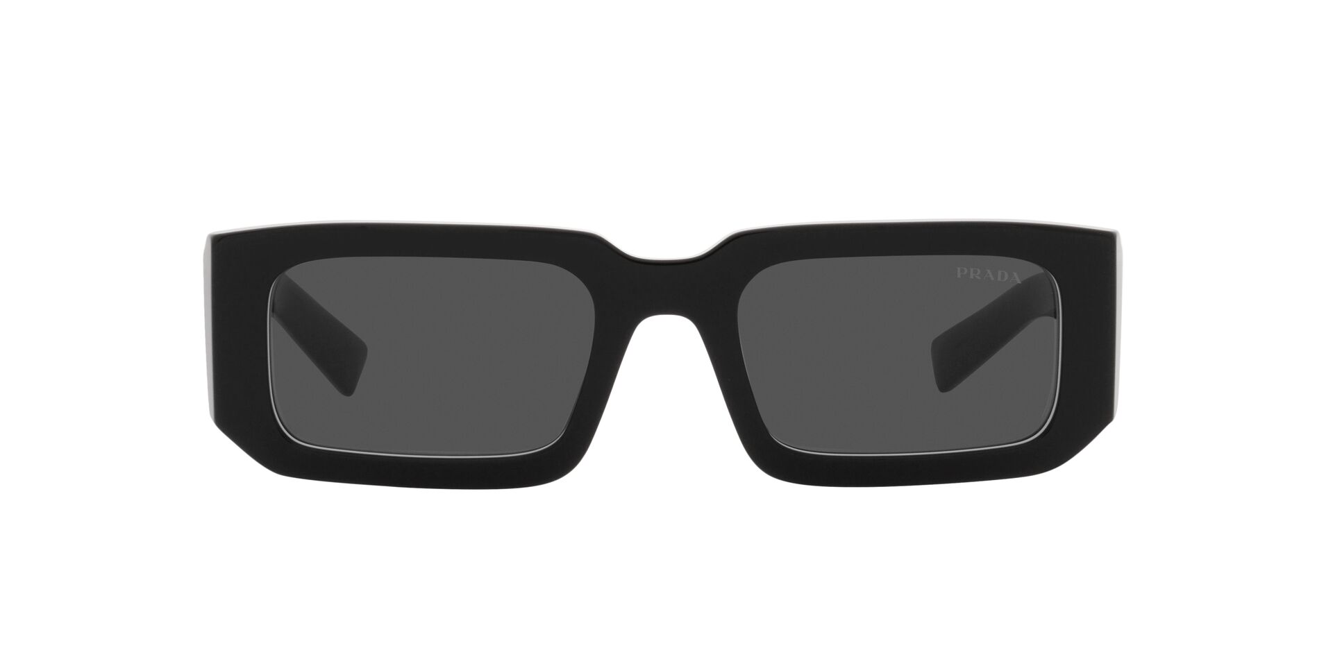 PRADA-06Y/S 09Q5S0 BLACK/WHITE/DARK GREY 53*21, Negro, hi-res image number 1