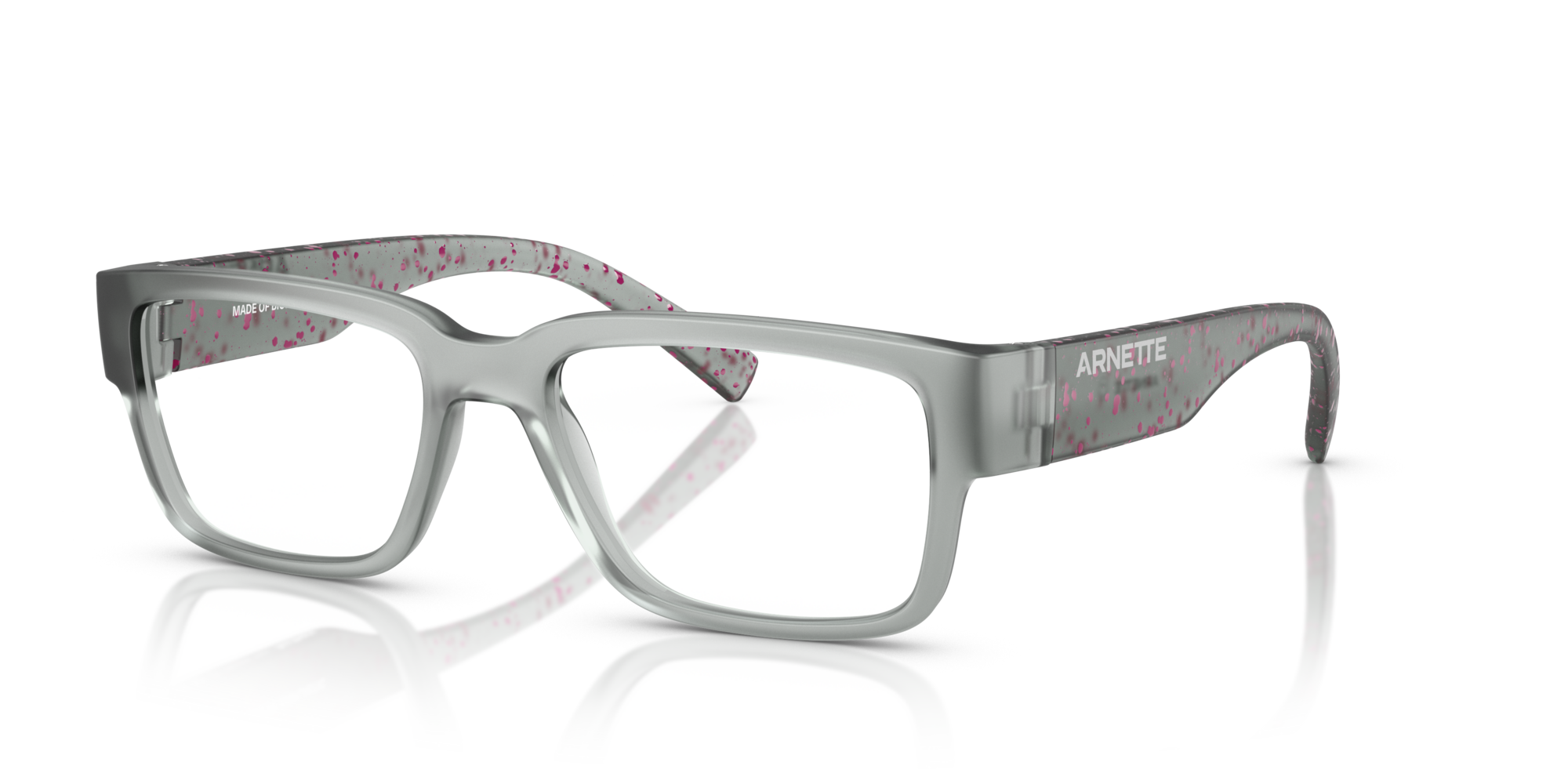 ARNETTE-7261 2969 MATTE TR GREY/PINK SPLATTER 53*18, , hi-res image number 0