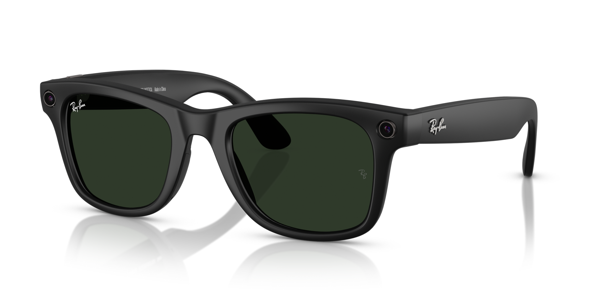 RB-META-4008 601S1M MATTE BLACK(TRANSITIONS GRAPHITE GREEN 53*22, Negro mate, hi-res image number 1