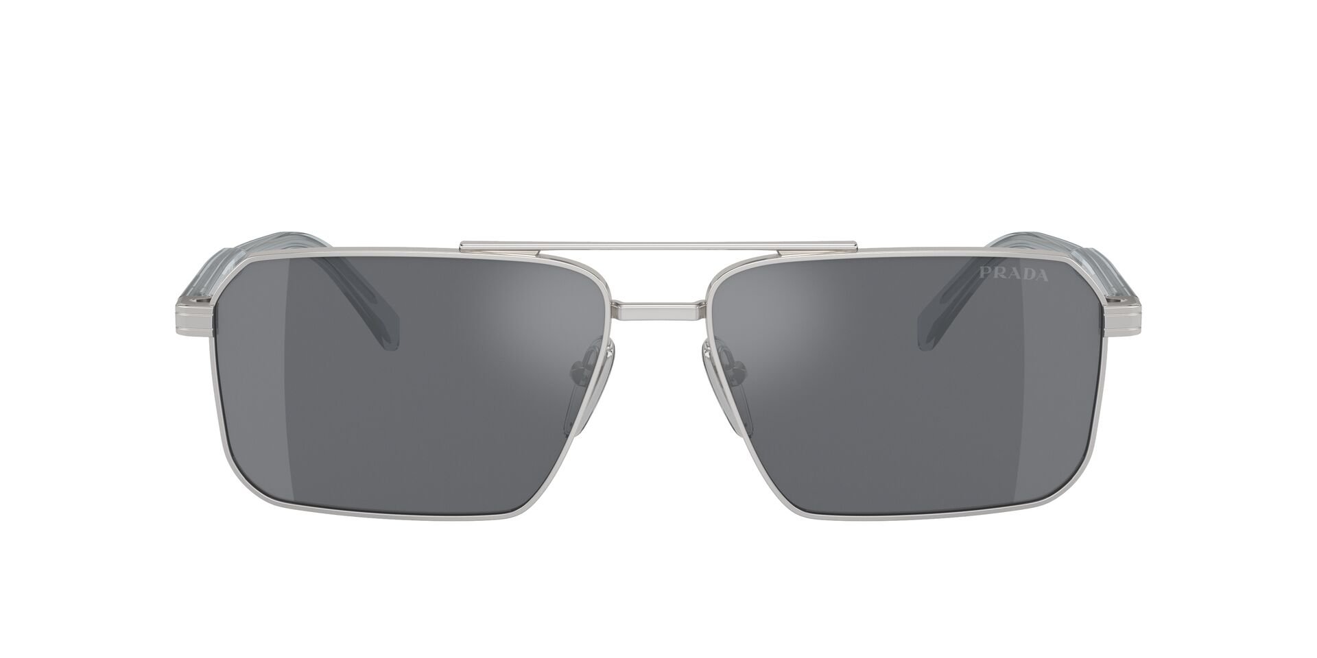 PRADA-A57S/S 1BC175 SILVER/DARK GREY FLASH SILVER 61*15, , hi-res image number 1