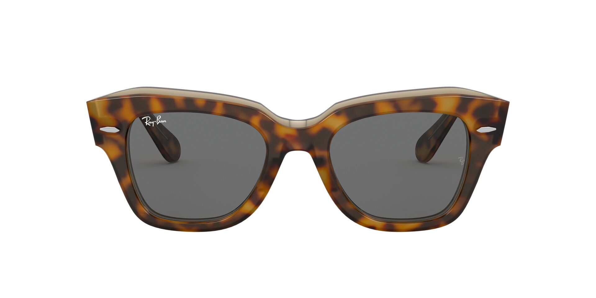 RB-2186 1292B1 HAVANA ON TRASPARENT LIGHT BRO(DARK GREY 52*20, Havana, hi-res image number 1