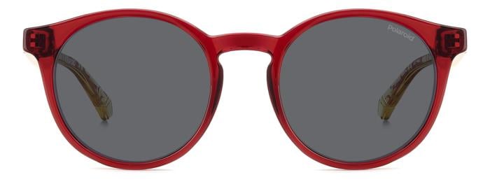 POLAROID-KIDS-8061/S AHY*M9 RED YELLOW(GREY POLARIZED 46*18, Rojo, hi-res image number 1