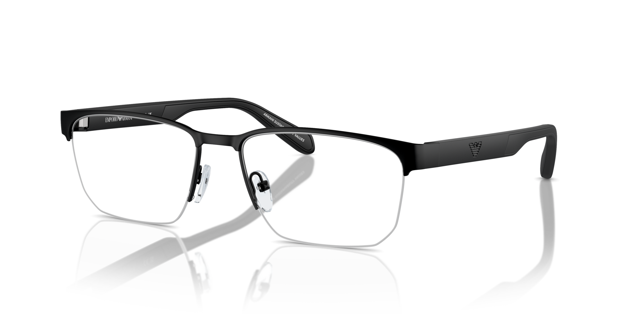 EMPORIO-1162/G 3001 MATTE BLACK 56*17, , hi-res image number 0