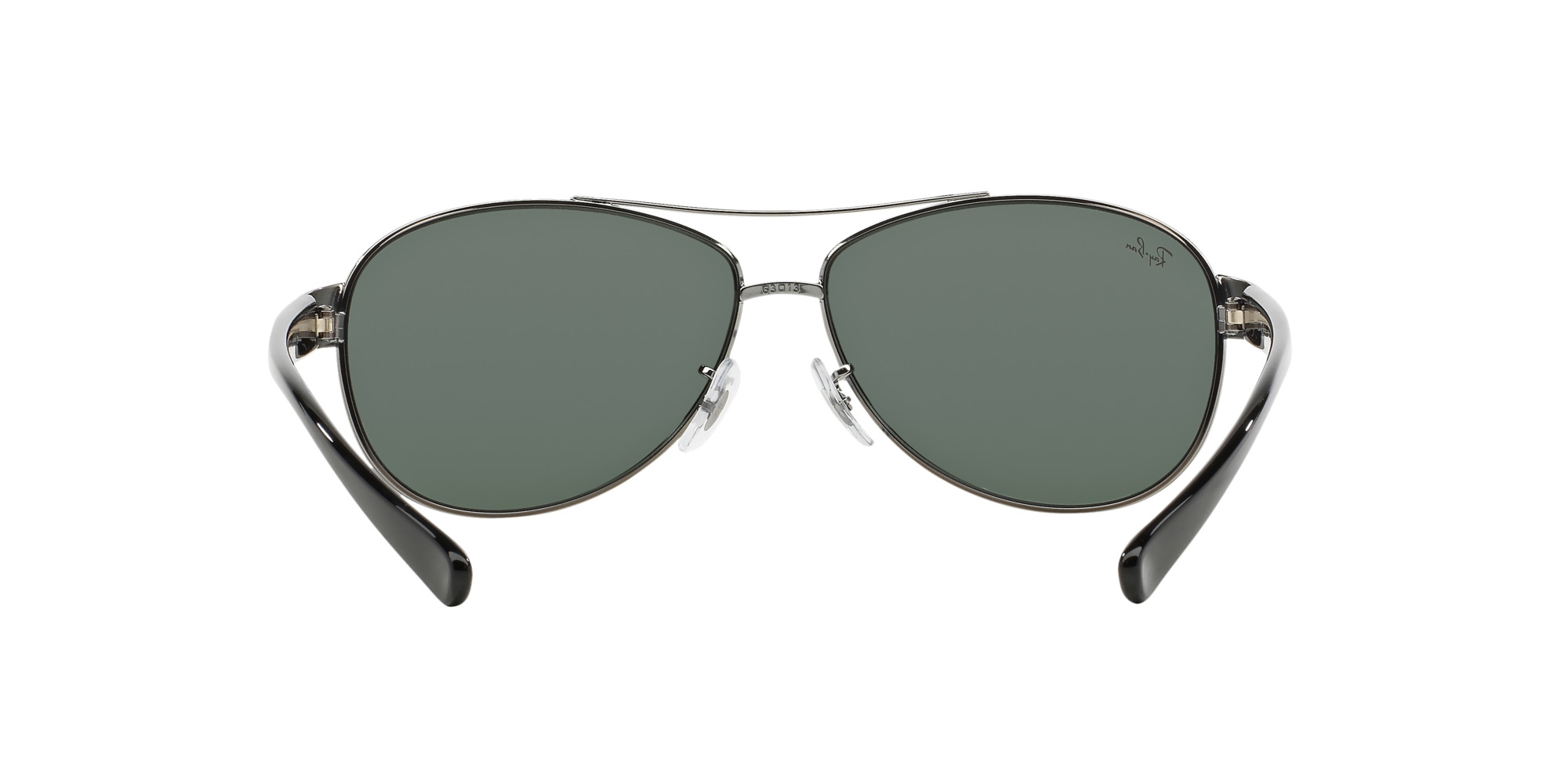 RB-3386 004/71*3N GUN MTL/NEGRO (VERDE) 63*13, Negro, hi-res image number 3