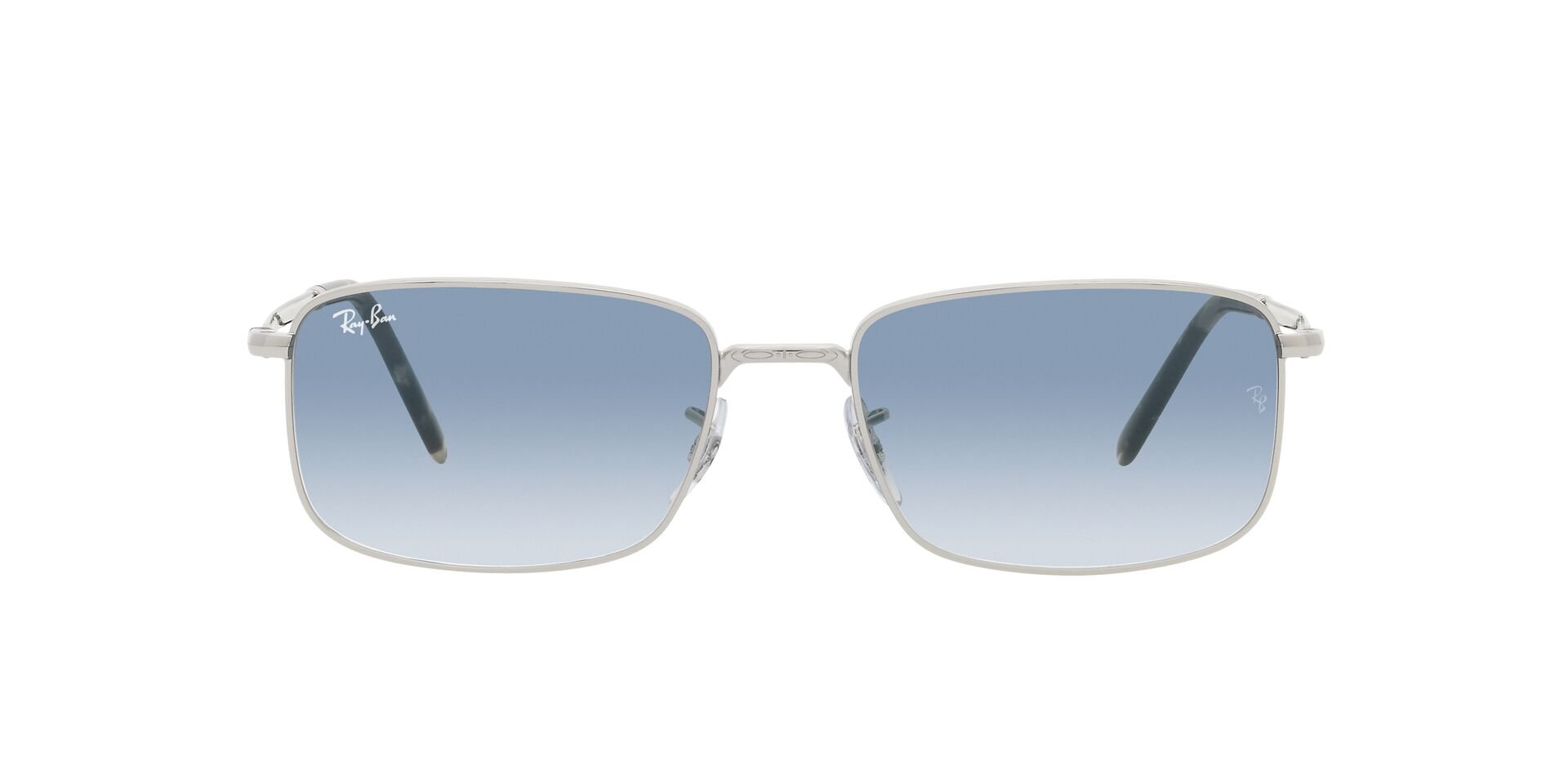 RB-3717 003/3F*2N SILVER(CLEAR GRADIENT BLUE 57*18, Plateado, hi-res image number 1